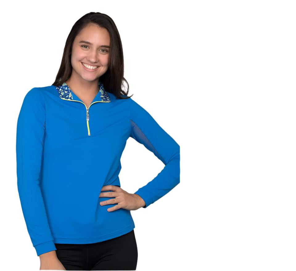 EIS Custom Team Shirts Kentucky Blue/Paisley EIS- Sunshirts XS equestrian team apparel online tack store mobile tack store custom farm apparel custom show stable clothing equestrian lifestyle horse show clothing riding clothes horses equestrian tack store