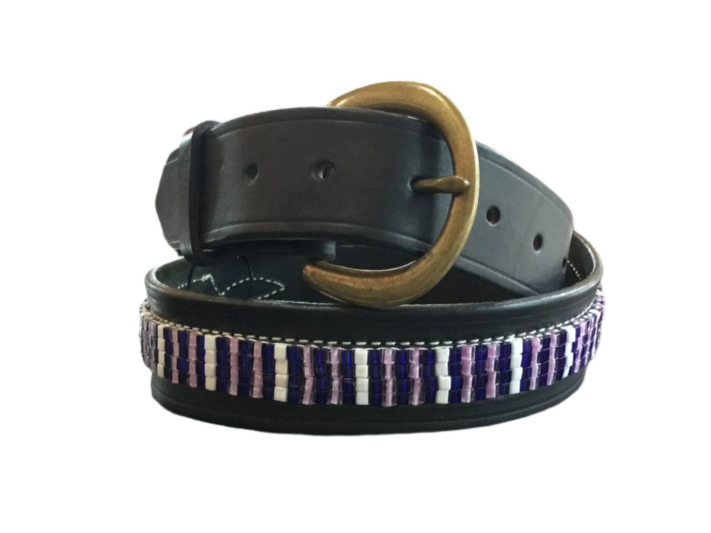 Just Fur Fun Accessory Just Fur Fun- Belts Beaded (Purple Jewel) equestrian team apparel online tack store mobile tack store custom farm apparel custom show stable clothing equestrian lifestyle horse show clothing riding clothes Just Fur Fun- Belts Beaded (Purple Jewel) horses equestrian tack store