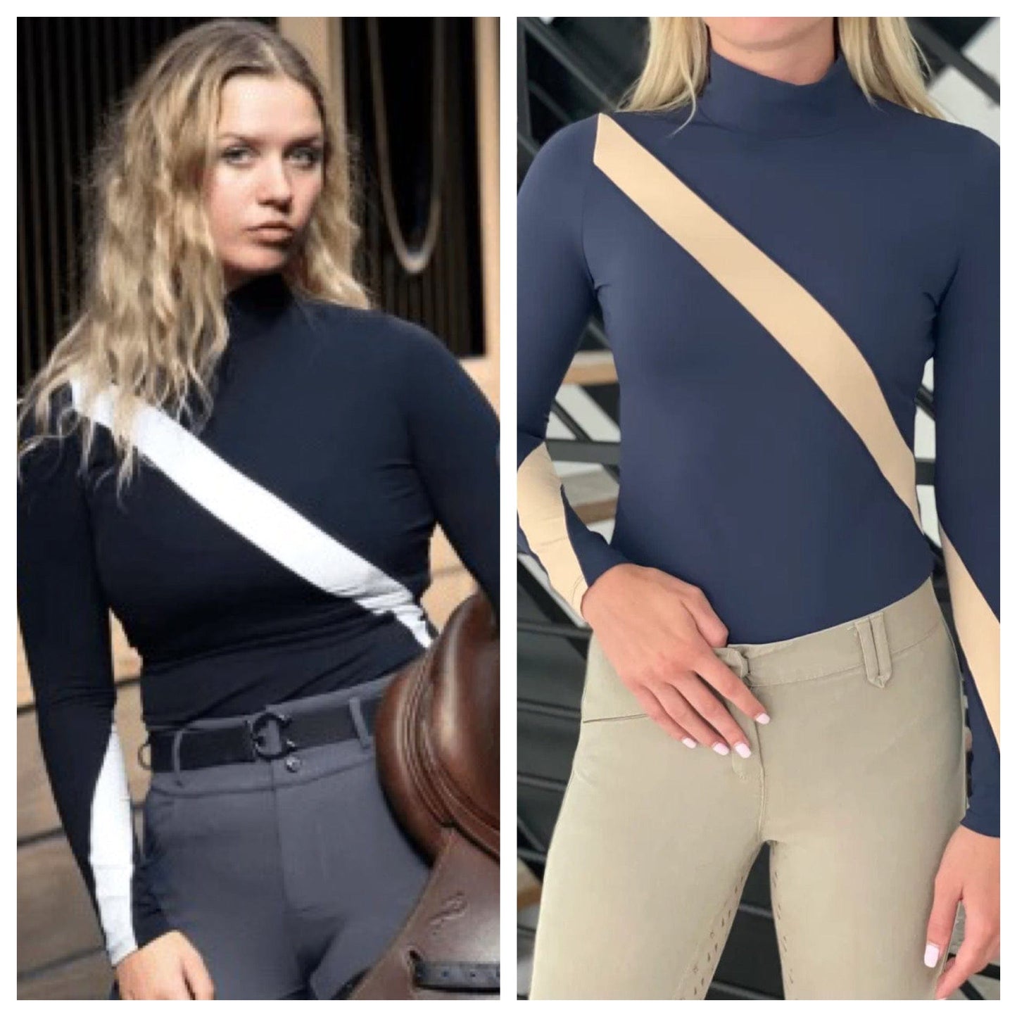 EquestrianClub Training Shirt EquestrianClub- Grace Turtleneck equestrian team apparel online tack store mobile tack store custom farm apparel custom show stable clothing equestrian lifestyle horse show clothing riding clothes horses equestrian tack store