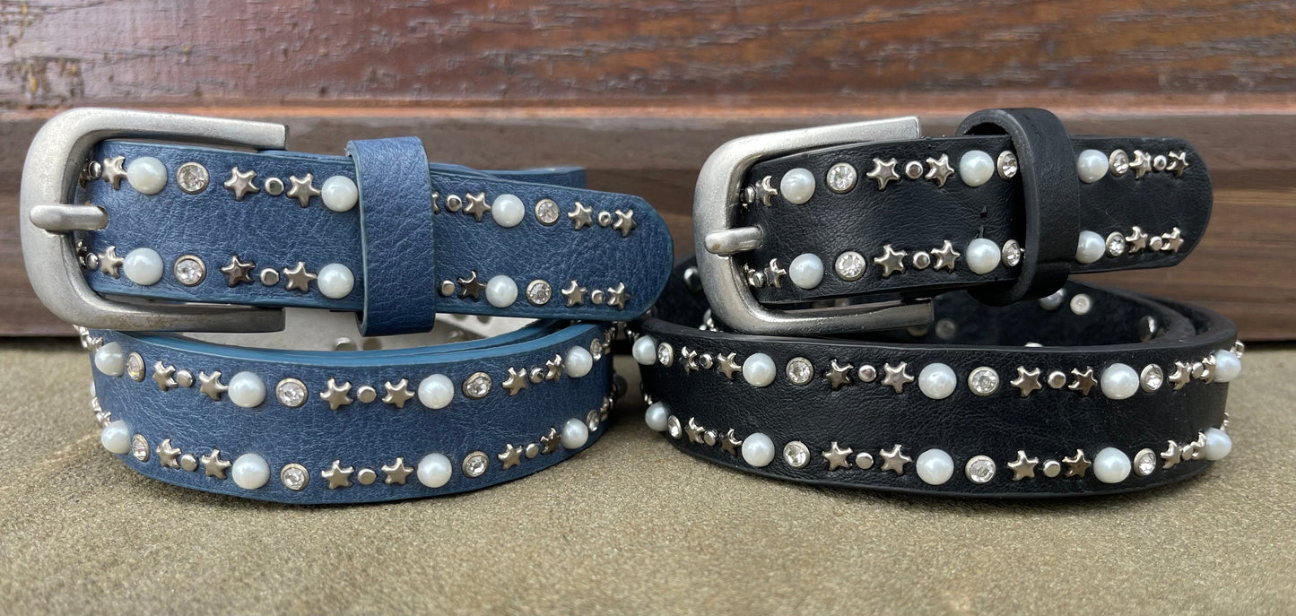Springstar Belts Springstar- Belt (Beads Stars Rivets) equestrian team apparel online tack store mobile tack store custom farm apparel custom show stable clothing equestrian lifestyle horse show clothing riding clothes horses equestrian tack store
