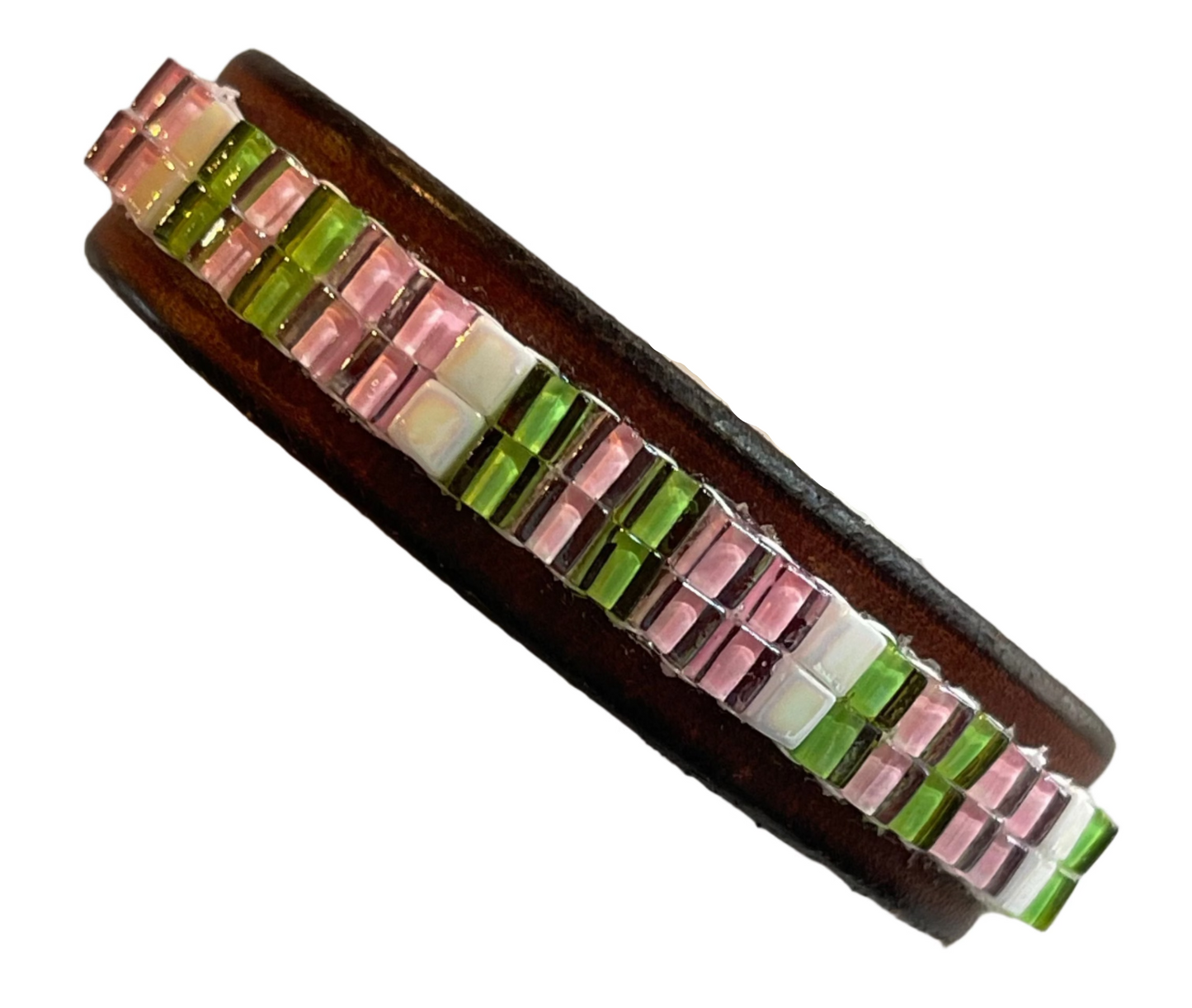 Just Fur Fun Accessory Just Fur Fun- Leather Bracelet-(Palm Beach) equestrian team apparel online tack store mobile tack store custom farm apparel custom show stable clothing equestrian lifestyle horse show clothing riding clothes horses equestrian tack store