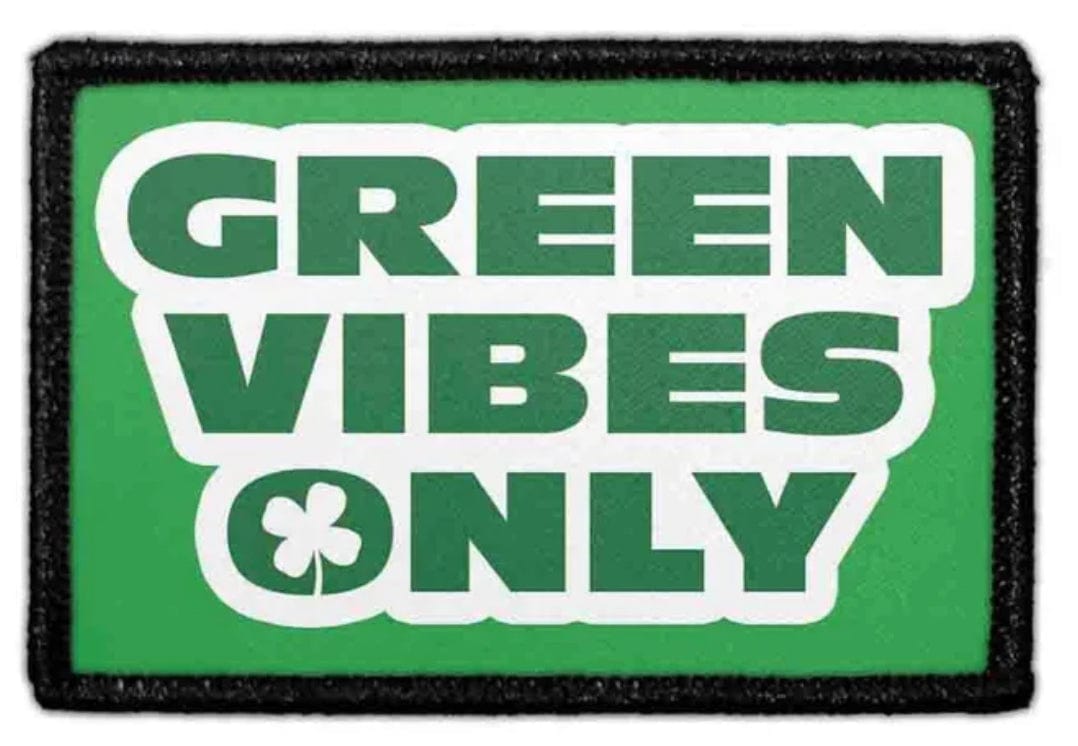 pull patch Hats Green Vibes Only Pull Patch- Removable Patches (Lifestyle) equestrian team apparel online tack store mobile tack store custom farm apparel custom show stable clothing equestrian lifestyle horse show clothing riding clothes Pull Patch- Removable Patches (Lifestyle) horses equestrian tack store