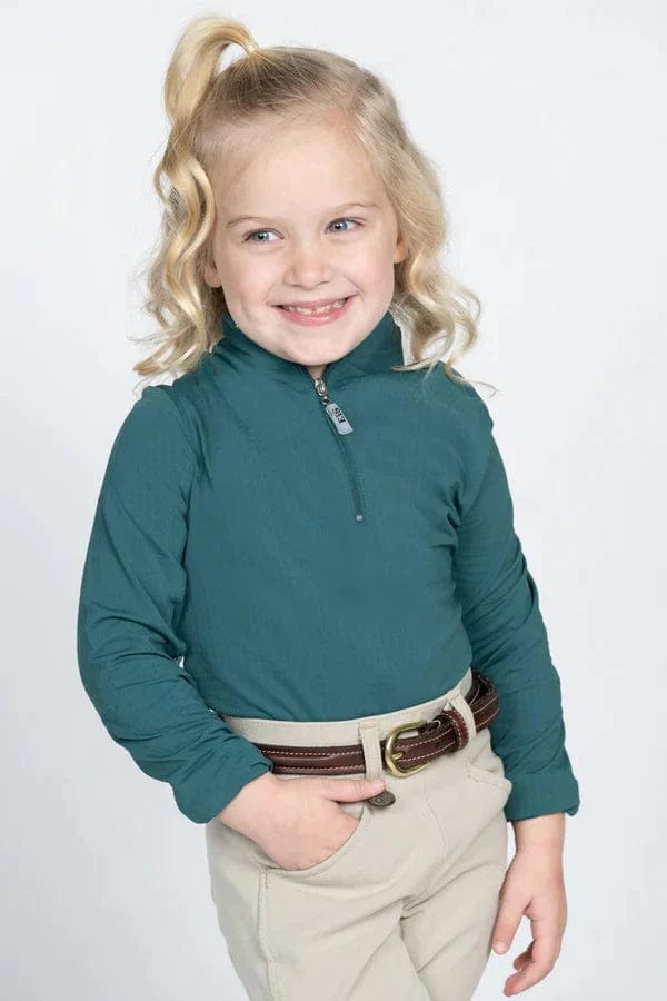 EIS Youth Shirt M / Hunter Green EIS 2.0-Youth Sunshirts Medium equestrian team apparel online tack store mobile tack store custom farm apparel custom show stable clothing equestrian lifestyle horse show clothing riding clothes ETA Kids Equestrian Fashion | EIS Sun Shirts horses equestrian tack store