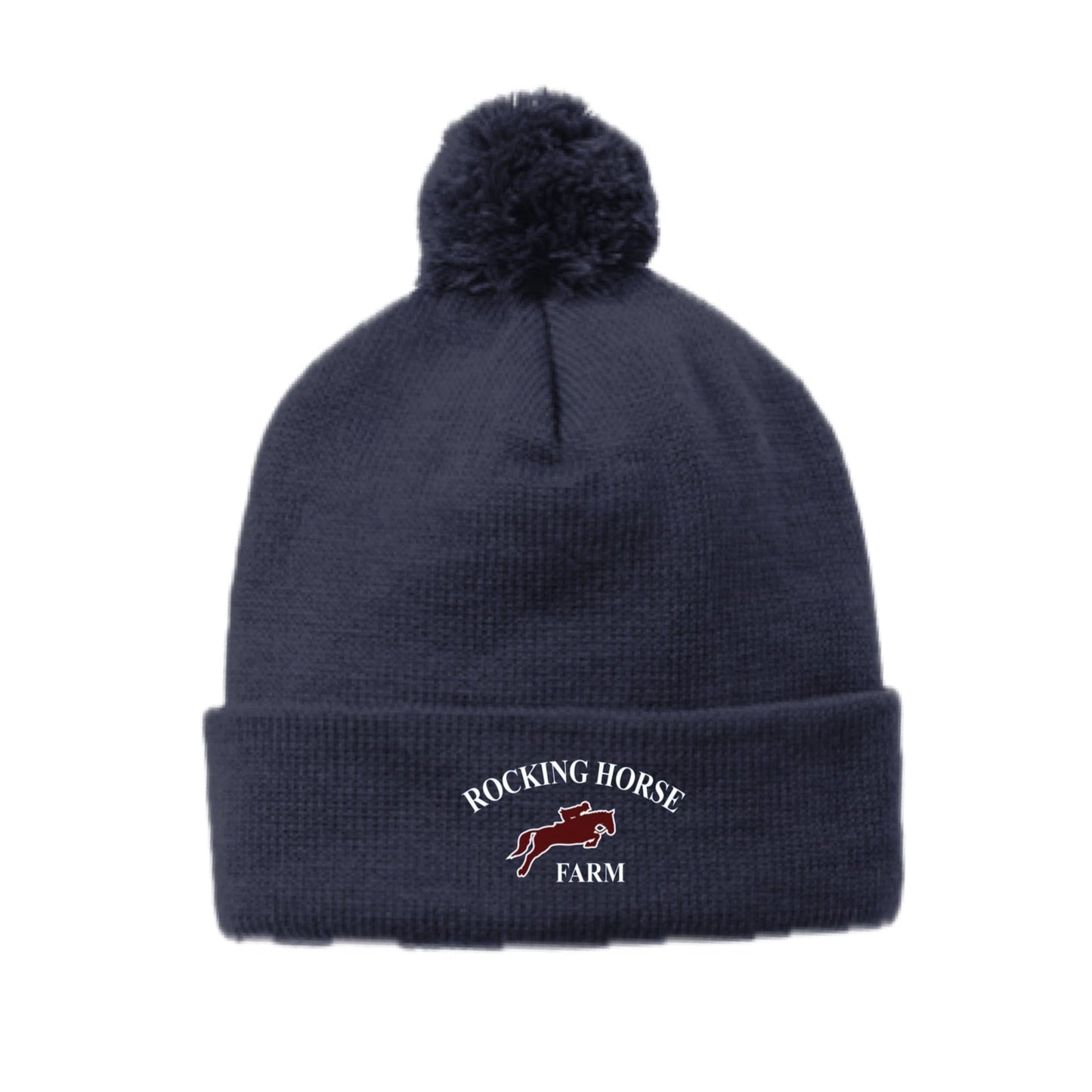 Equestrian Team Apparel Pom Pom Rocking Horse Farm - Beanies equestrian team apparel online tack store mobile tack store custom farm apparel custom show stable clothing equestrian lifestyle horse show clothing riding clothes Rocking Horse Farm - Beanies horses equestrian tack store