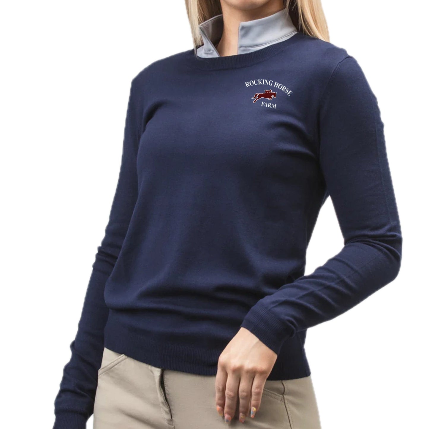 Equestrian Team Apparel Rocking Horse Farm - Sweaters equestrian team apparel online tack store mobile tack store custom farm apparel custom show stable clothing equestrian lifestyle horse show clothing riding clothes Rocking Horse Farm - Sweaters horses equestrian tack store