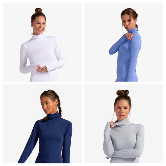 BloqUV Sunshirt BloqUV- Turtleneck (Women's) equestrian team apparel online tack store mobile tack store custom farm apparel custom show stable clothing equestrian lifestyle horse show clothing riding clothes horses equestrian tack store
