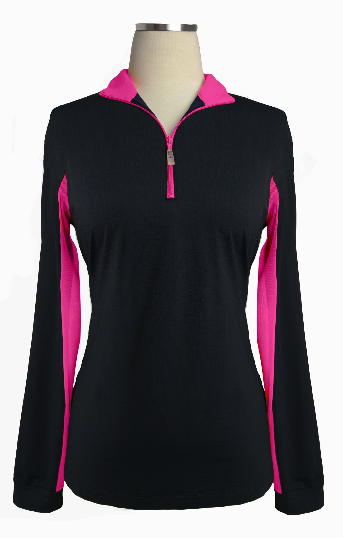 EIS Custom Team Shirts Black/Hot Pink EIS- Sunshirts (XL) equestrian team apparel online tack store mobile tack store custom farm apparel custom show stable clothing equestrian lifestyle horse show clothing riding clothes horses equestrian tack store