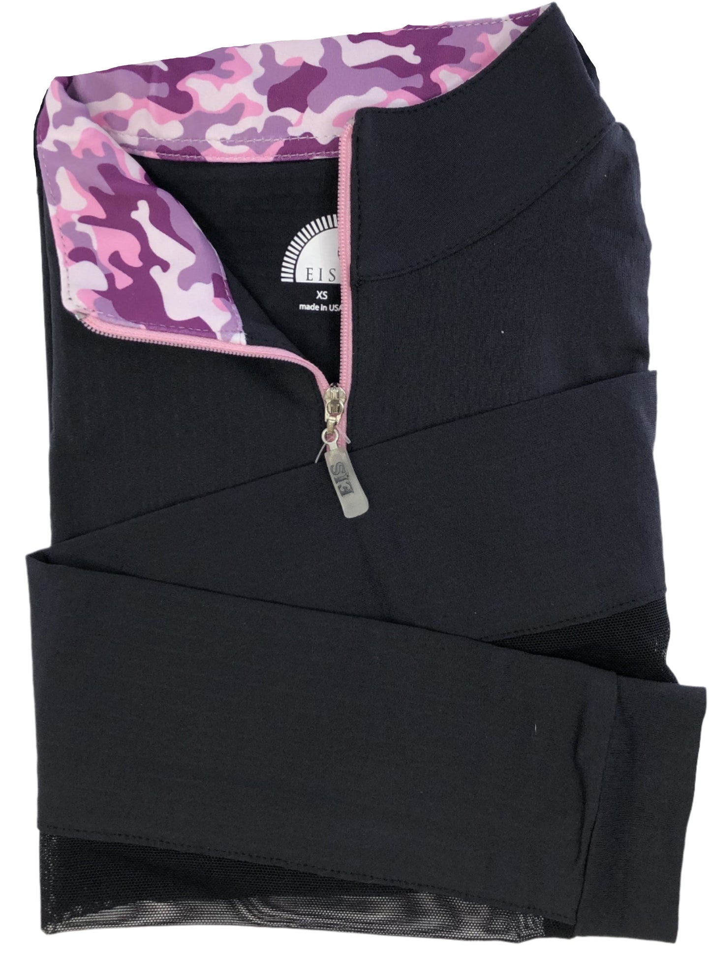 EIS Custom Team Shirts Black/Pink Camo EIS- Sunshirts (S) equestrian team apparel online tack store mobile tack store custom farm apparel custom show stable clothing equestrian lifestyle horse show clothing riding clothes horses equestrian tack store
