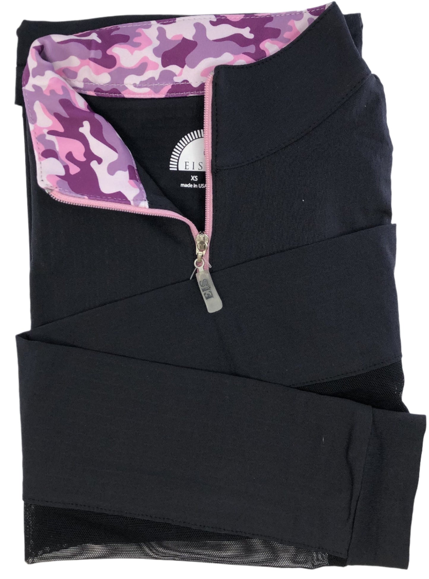 EIS Custom Team Shirts Black/Pink Camo EIS- Sunshirts (XS) equestrian team apparel online tack store mobile tack store custom farm apparel custom show stable clothing equestrian lifestyle horse show clothing riding clothes horses equestrian tack store