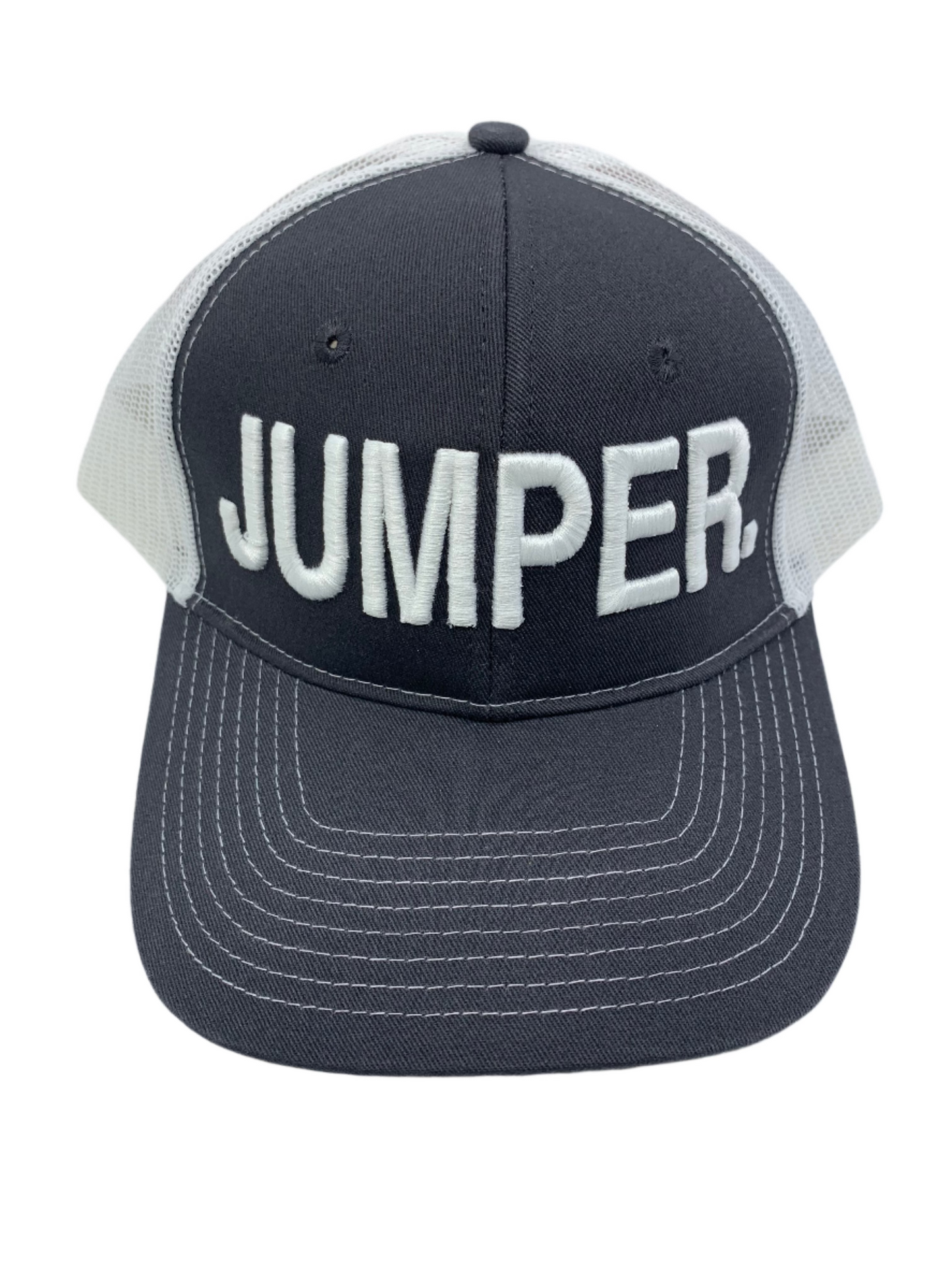 Equestrian Team Apparel Custom Team Hats Trucker Cap-JUMPER. equestrian team apparel online tack store mobile tack store custom farm apparel custom show stable clothing equestrian lifestyle horse show clothing riding clothes horses equestrian tack store
