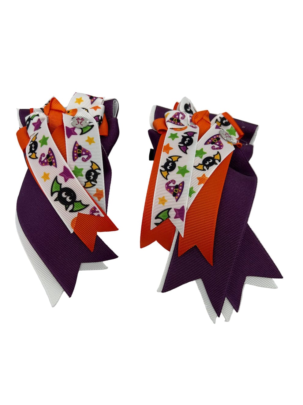PonyTail Bows 3" Tails PonyTail Bows- Boo (Bat) equestrian team apparel online tack store mobile tack store custom farm apparel custom show stable clothing equestrian lifestyle horse show clothing riding clothes PonyTail Bows | Equestrian Hair Accessories horses equestrian tack store