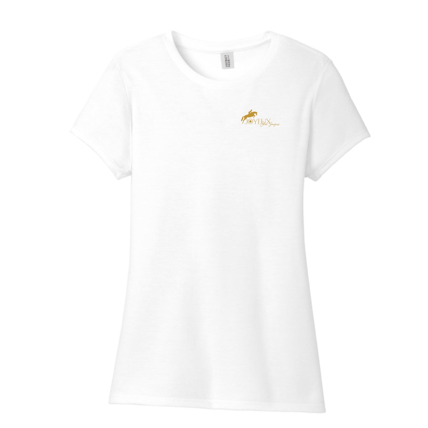 Equestrian Team Apparel Joyeux Show Stables- Ladies Tee Shirts equestrian team apparel online tack store mobile tack store custom farm apparel custom show stable clothing equestrian lifestyle horse show clothing riding clothes Joyeux Show Stables- Ladies Tee Shirts horses equestrian tack store