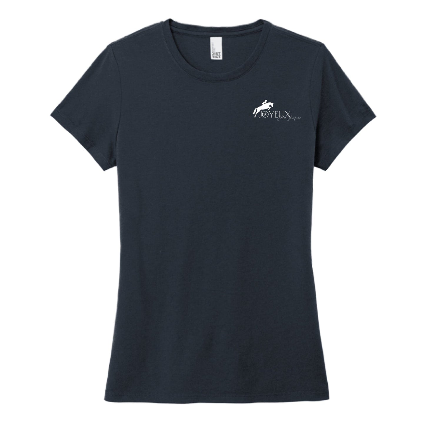 Equestrian Team Apparel Joyeux Show Stables- Ladies Tee Shirts equestrian team apparel online tack store mobile tack store custom farm apparel custom show stable clothing equestrian lifestyle horse show clothing riding clothes Joyeux Show Stables- Ladies Tee Shirts horses equestrian tack store