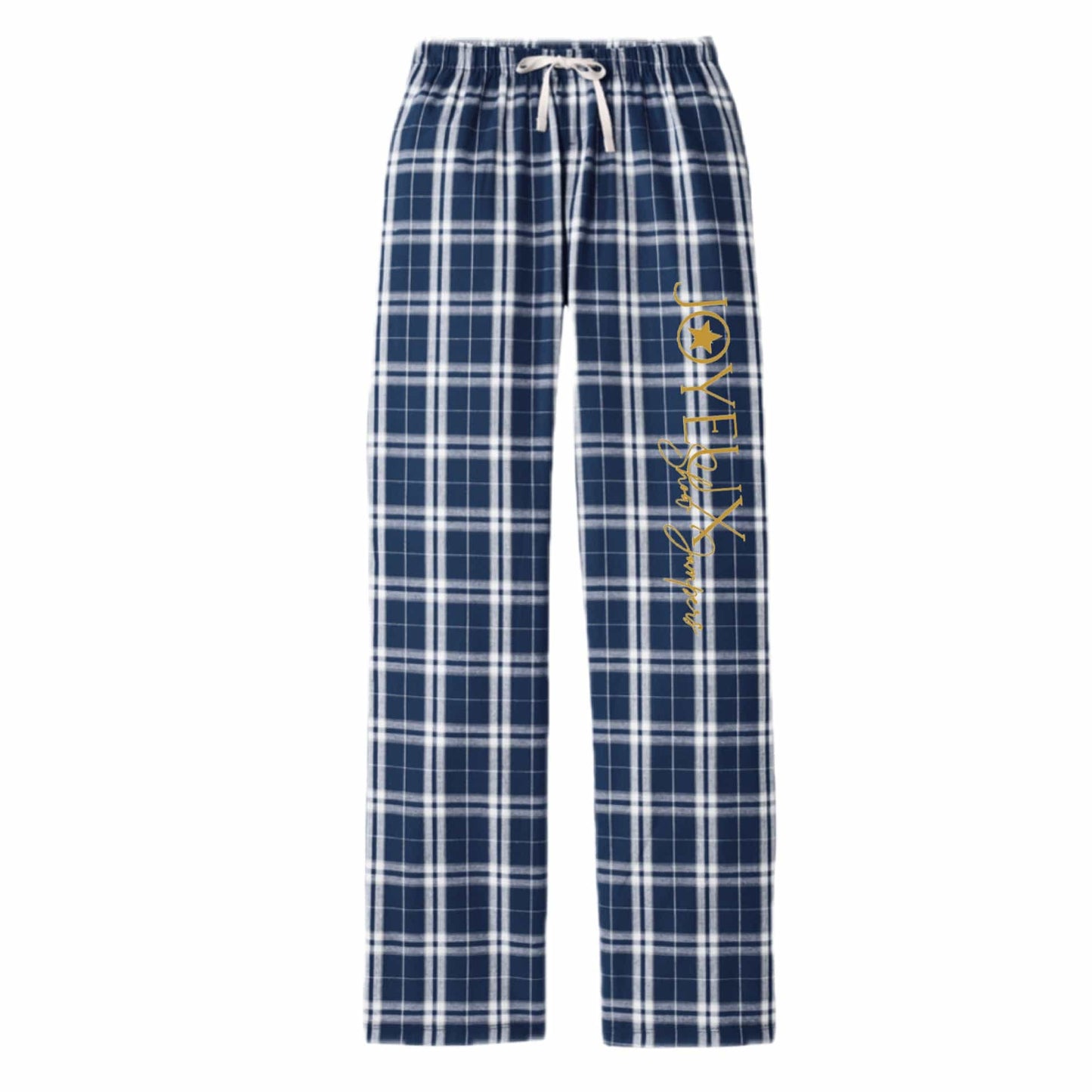 Equestrian Team Apparel Navy / XS / Ladies Joyeux Show Stables- Flannel Pants equestrian team apparel online tack store mobile tack store custom farm apparel custom show stable clothing equestrian lifestyle horse show clothing riding clothes Joyeux Show Stables- Flannel Pants horses equestrian tack store