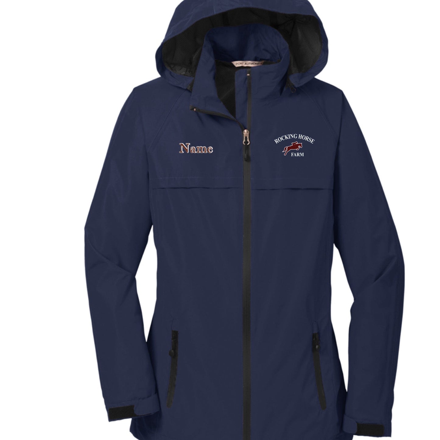 Equestrian Team Apparel XS / Ladies Rocking Horse Farm - Raincoats equestrian team apparel online tack store mobile tack store custom farm apparel custom show stable clothing equestrian lifestyle horse show clothing riding clothes Rocking Horse Farm - Raincoats horses equestrian tack store