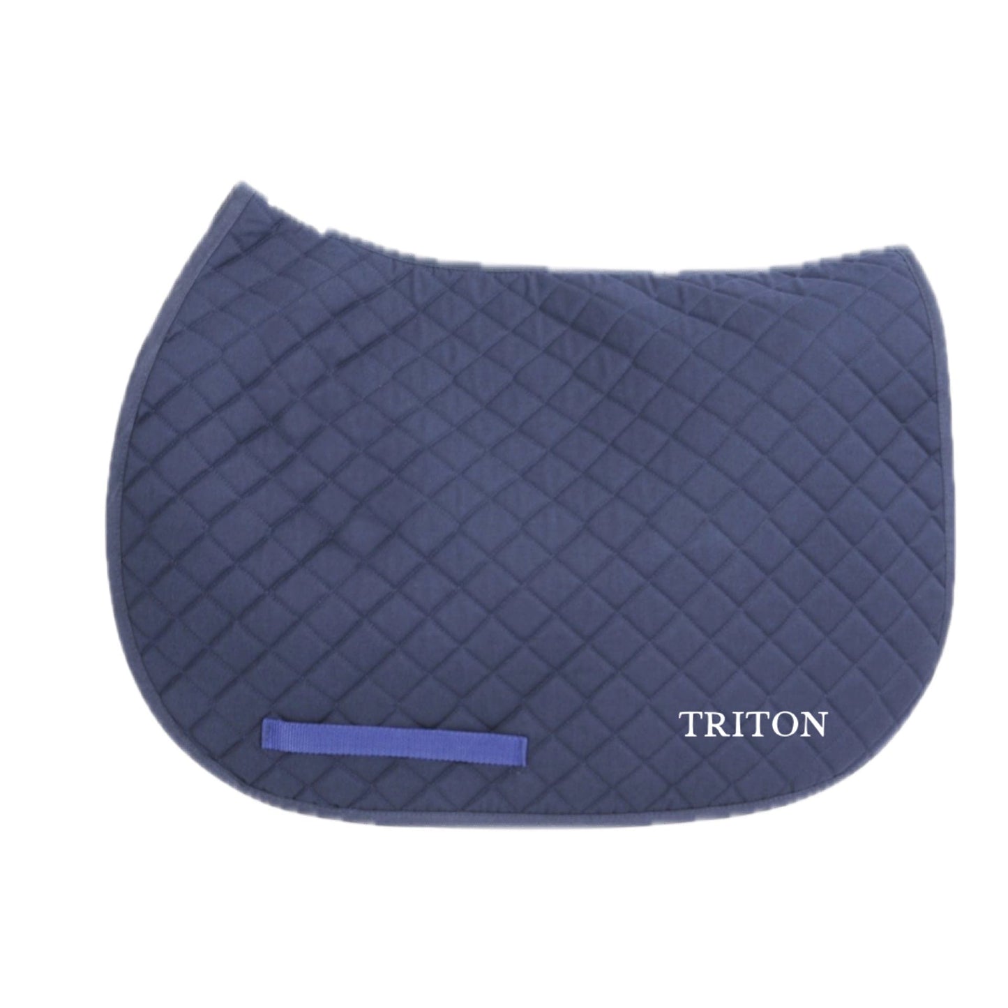 Equestrian Team Apparel Navy Triton - Saddle Pad equestrian team apparel online tack store mobile tack store custom farm apparel custom show stable clothing equestrian lifestyle horse show clothing riding clothes Triton - Saddle Pad horses equestrian tack store
