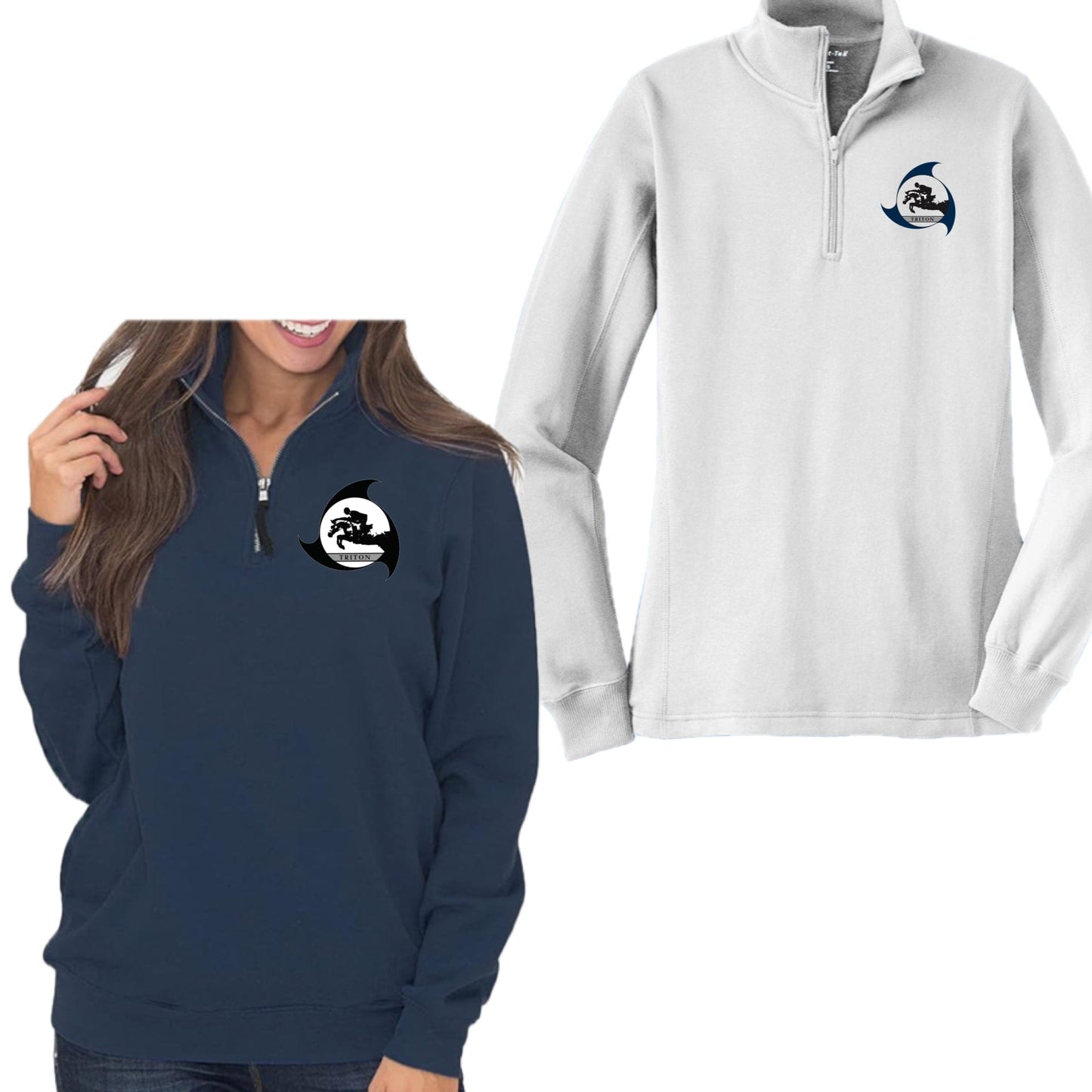 Equestrian Team Apparel Triton - 1/4 Zip Sweatshirt equestrian team apparel online tack store mobile tack store custom farm apparel custom show stable clothing equestrian lifestyle horse show clothing riding clothes Triton - 1/4 Zip Sweatshirt horses equestrian tack store
