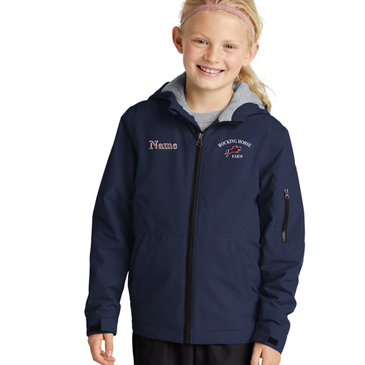 Equestrian Team Apparel Rocking Horse Farm - Raincoats equestrian team apparel online tack store mobile tack store custom farm apparel custom show stable clothing equestrian lifestyle horse show clothing riding clothes Rocking Horse Farm - Raincoats horses equestrian tack store