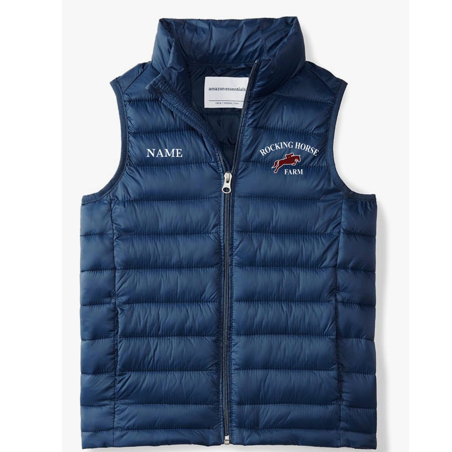 Equestrian Team Apparel Rocking Horse Farm - Puffy Vest equestrian team apparel online tack store mobile tack store custom farm apparel custom show stable clothing equestrian lifestyle horse show clothing riding clothes Rocking Horse Farm - Puffy Vest horses equestrian tack store