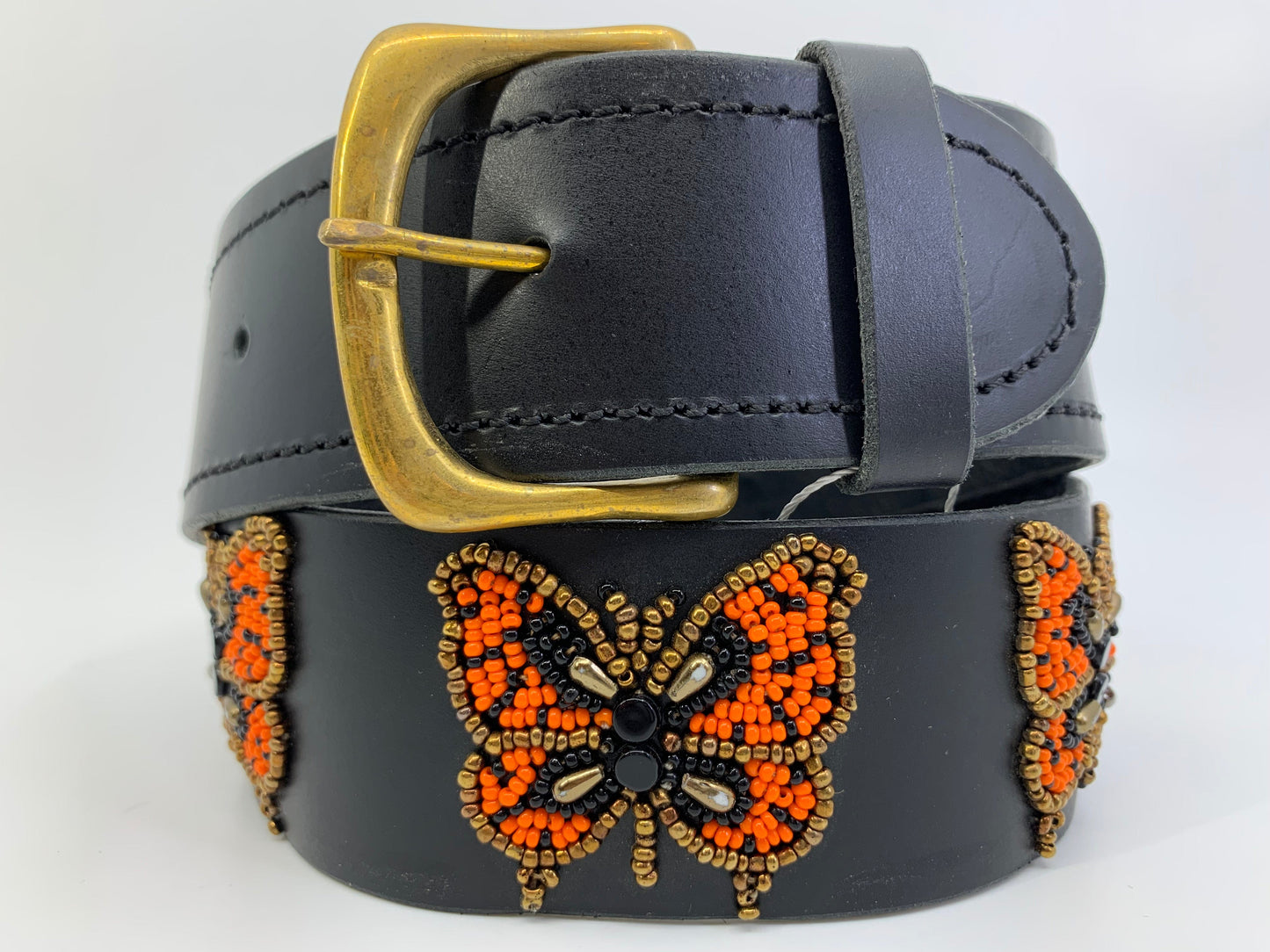 Equestrian Team Apparel Butterfly / XXS Beaded Belt- Assorted Designs equestrian team apparel online tack store mobile tack store custom farm apparel custom show stable clothing equestrian lifestyle horse show clothing riding clothes horses equestrian tack store