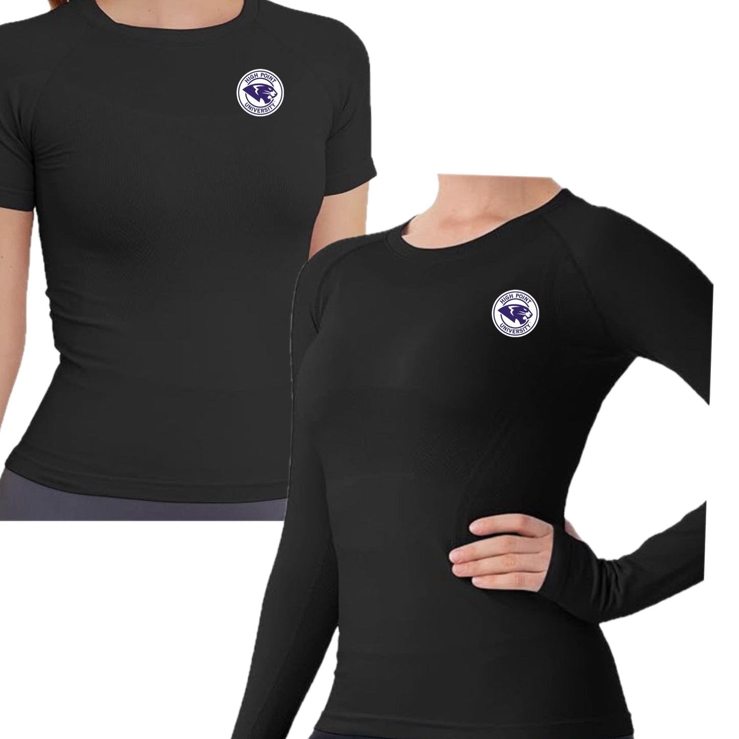 Equestrian Team Apparel Custom Team Shirts XS / Black / Short Sleeve High Point University - Tech Shirt equestrian team apparel online tack store mobile tack store custom farm apparel custom show stable clothing equestrian lifestyle horse show clothing riding clothes High Point University - Tech Shirt horses equestrian tack store