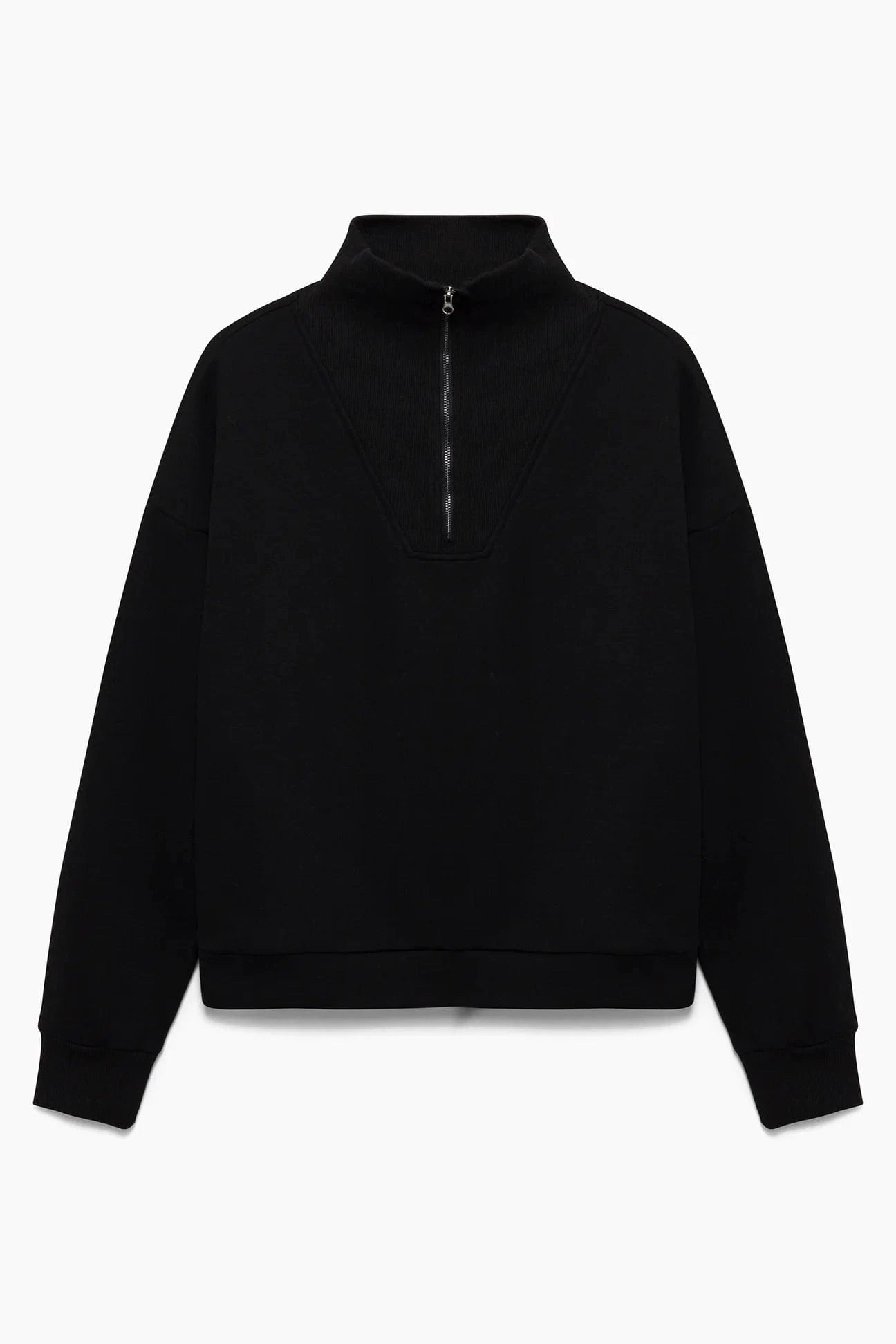Hannah Childs Show Shirt Pitch Black / XXS Hannah Childs- Charlie 1/4 Zip Warm Up Sweater equestrian team apparel online tack store mobile tack store custom farm apparel custom show stable clothing equestrian lifestyle horse show clothing riding clothes Hannah Childs- Charlie 1/4 Zip Warm Up Sweater horses equestrian tack store