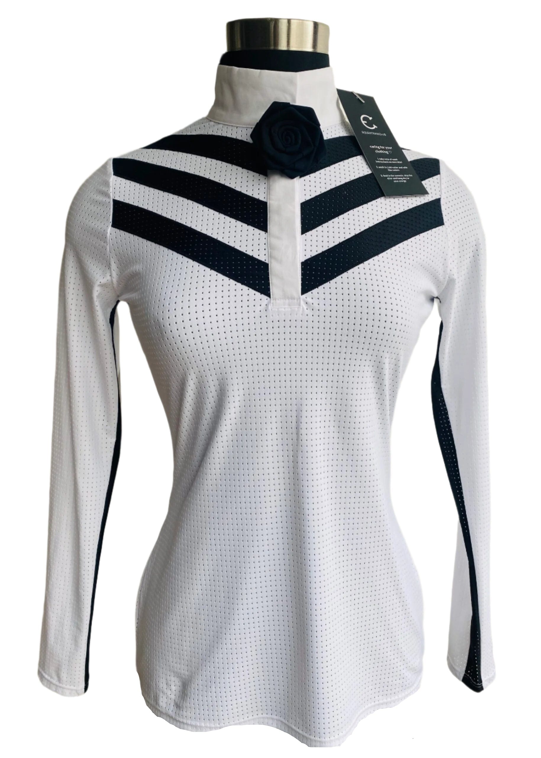 EquestrianClub Training Shirt XS EquestrianClub- Rosie Show Top equestrian team apparel online tack store mobile tack store custom farm apparel custom show stable clothing equestrian lifestyle horse show clothing riding clothes EquestrianClub- Rosie Show Top horses equestrian tack store