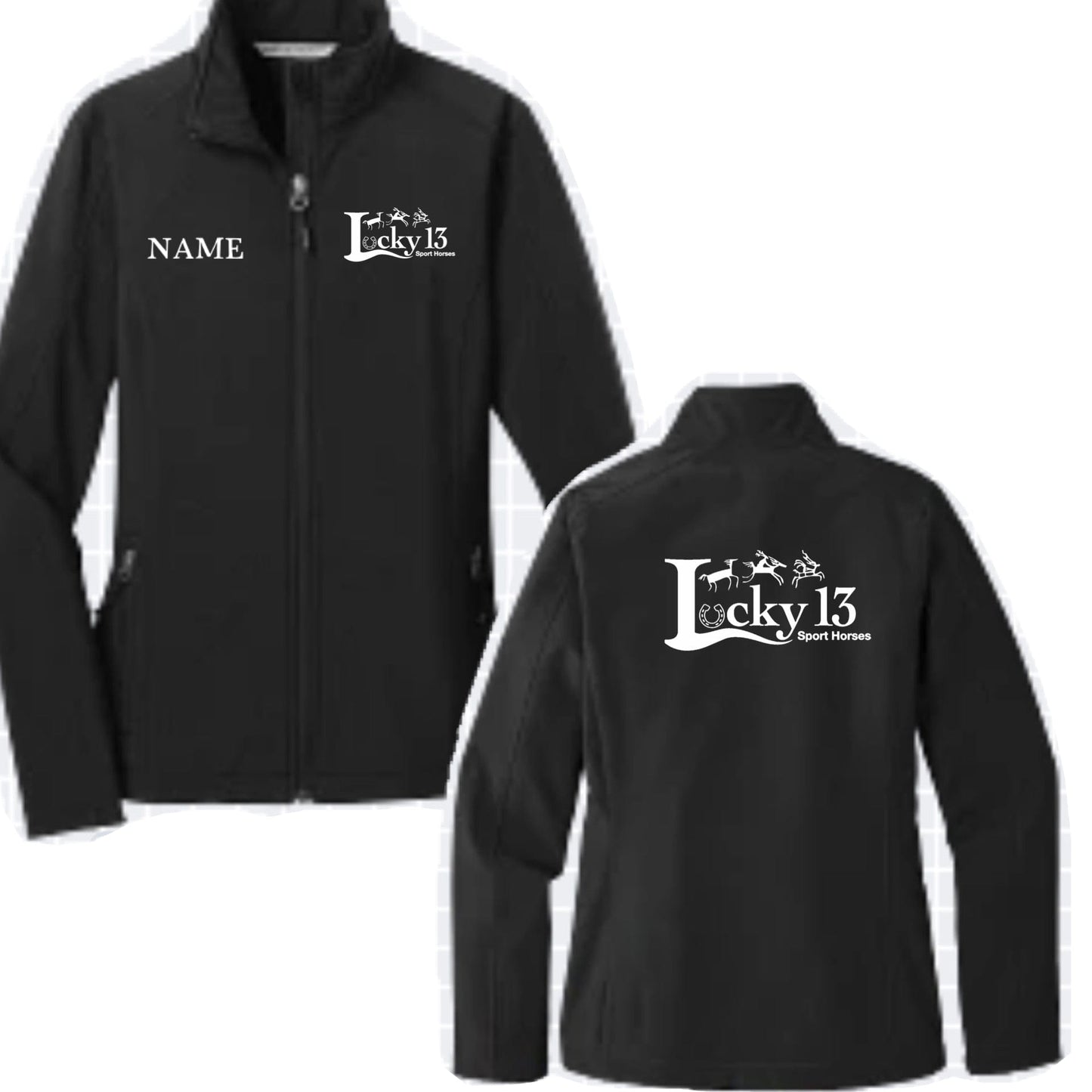 Equestrian Team Apparel Lucky 13 Sport Horses - Shell Jacket equestrian team apparel online tack store mobile tack store custom farm apparel custom show stable clothing equestrian lifestyle horse show clothing riding clothes Lucky 13 Sport Horses - Shell Jacket horses equestrian tack store