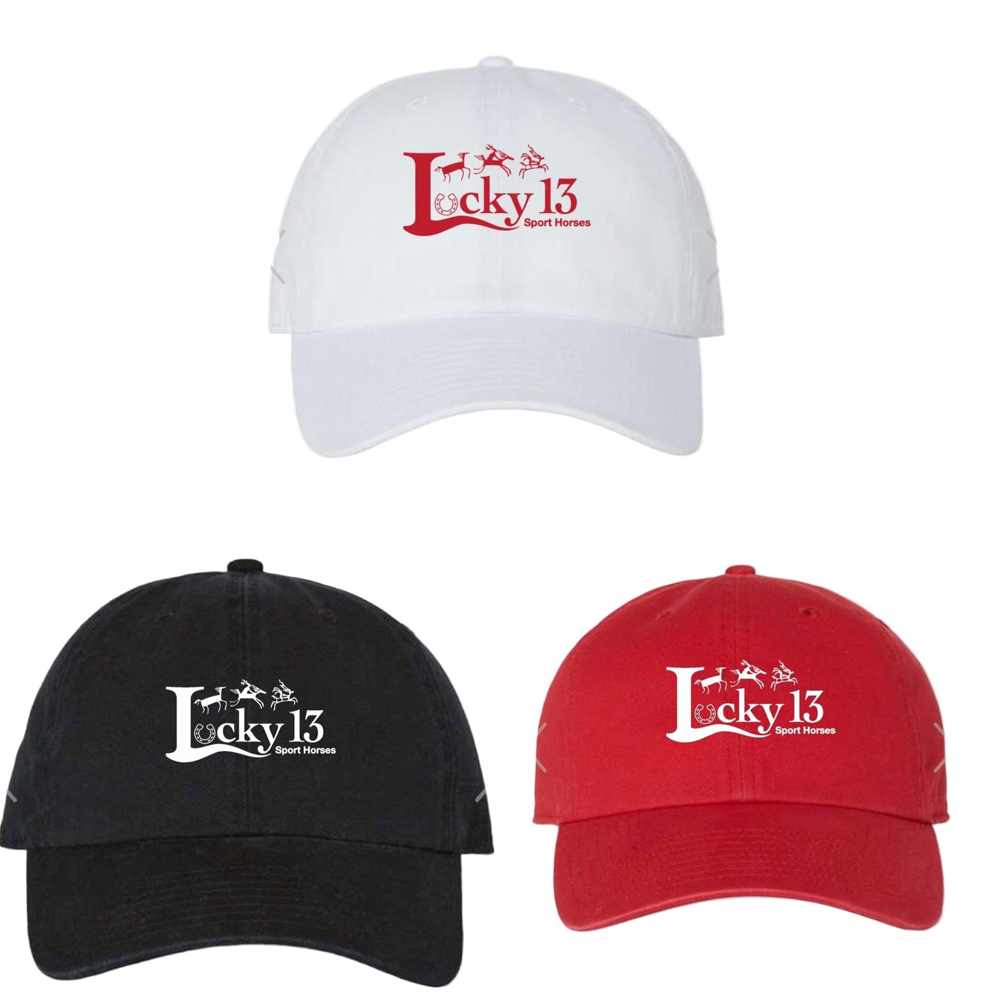 Equestrian Team Apparel Black Lucky 13 Sport Horses - Baseball Cap equestrian team apparel online tack store mobile tack store custom farm apparel custom show stable clothing equestrian lifestyle horse show clothing riding clothes Lucky 13 Sport Horses - Baseball Cap horses equestrian tack store