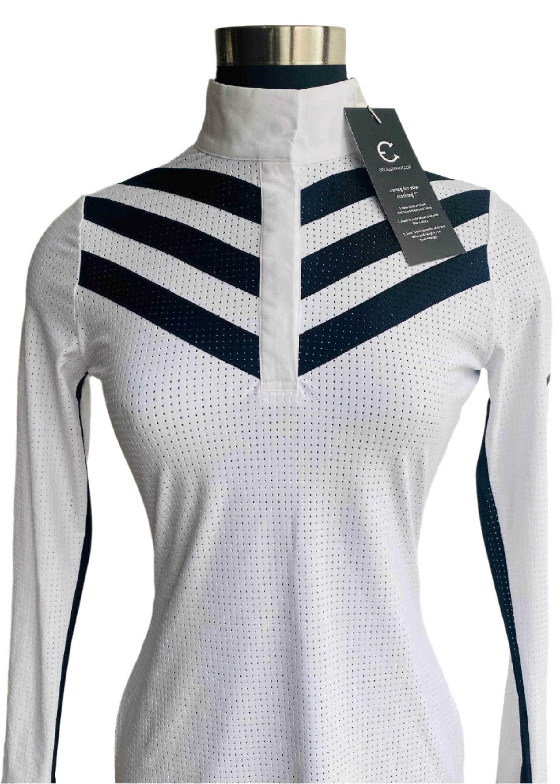 EquestrianClub Training Shirt EquestrianClub- Rosie Show Top equestrian team apparel online tack store mobile tack store custom farm apparel custom show stable clothing equestrian lifestyle horse show clothing riding clothes EquestrianClub- Rosie Show Top horses equestrian tack store