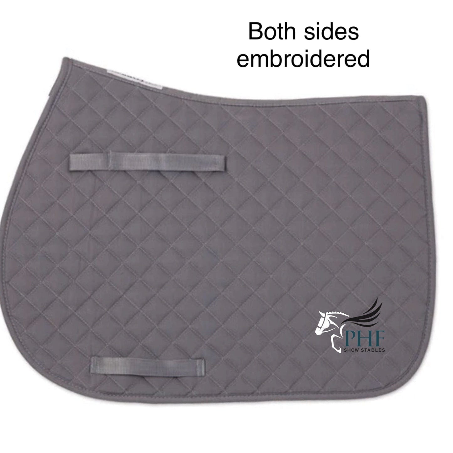 Equestrian Team Apparel Custom Team Saddle Pads Pegasus Hill Farm- Saddle Pad equestrian team apparel online tack store mobile tack store custom farm apparel custom show stable clothing equestrian lifestyle horse show clothing riding clothes horses equestrian tack store