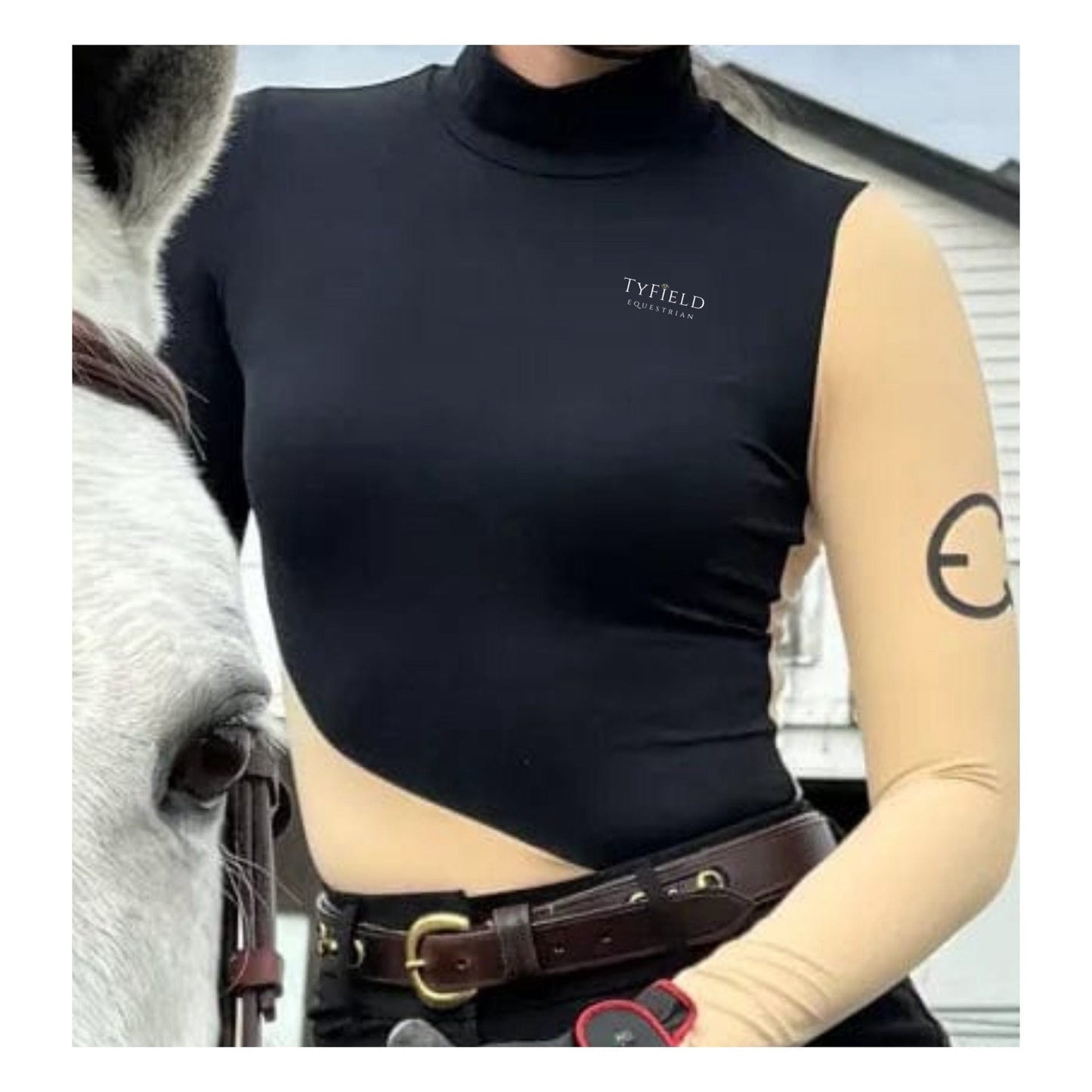 Equestrian Team Apparel Custom Team Shirts XS TyField Equestrian - EqClub Bella Top equestrian team apparel online tack store mobile tack store custom farm apparel custom show stable clothing equestrian lifestyle horse show clothing riding clothes TyField Equestrian - EqClub Bella Top horses equestrian tack store