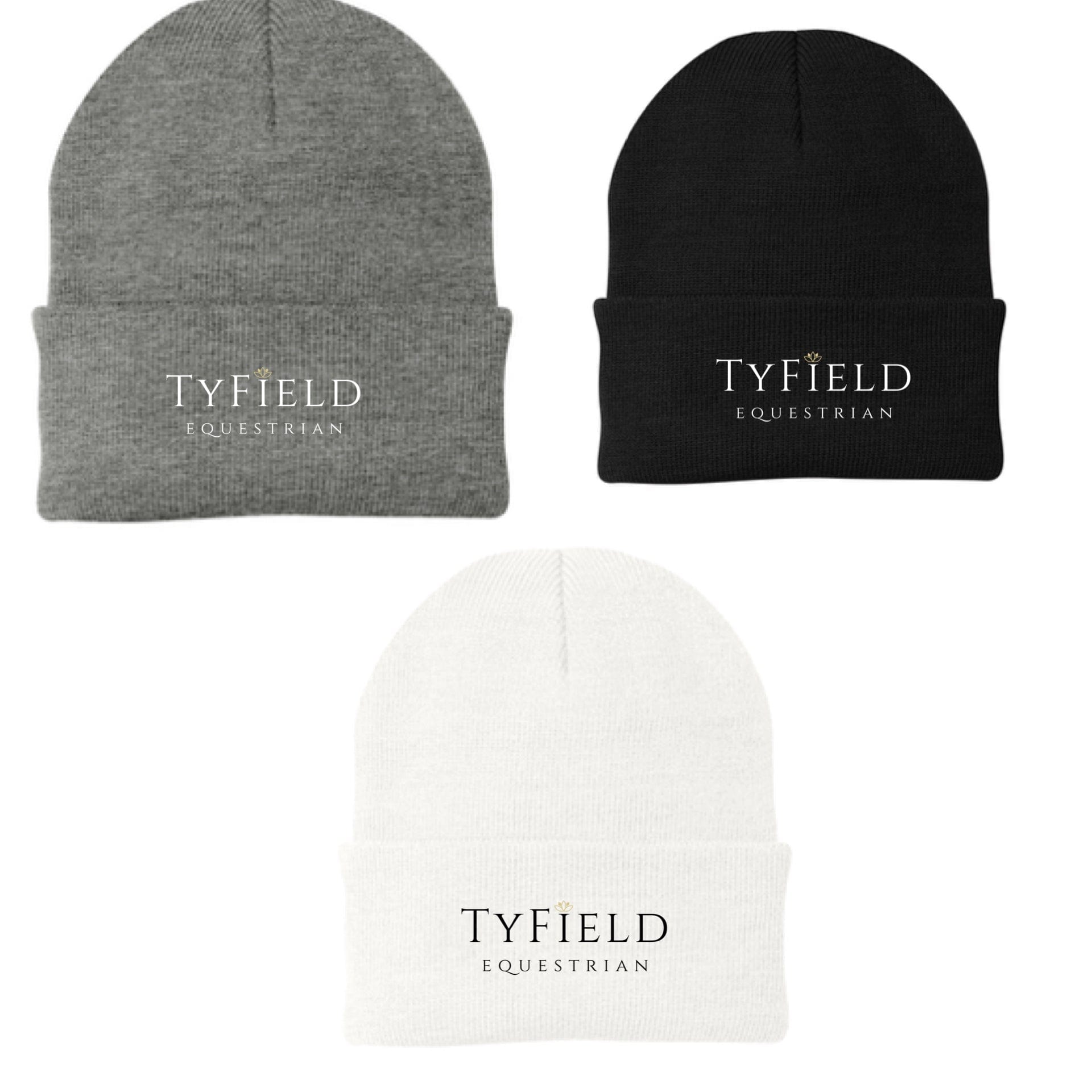 Equestrian Team Apparel Black / Cuff TyField Equestrian- Beanies equestrian team apparel online tack store mobile tack store custom farm apparel custom show stable clothing equestrian lifestyle horse show clothing riding clothes TyField Equestrian- Beanies horses equestrian tack store