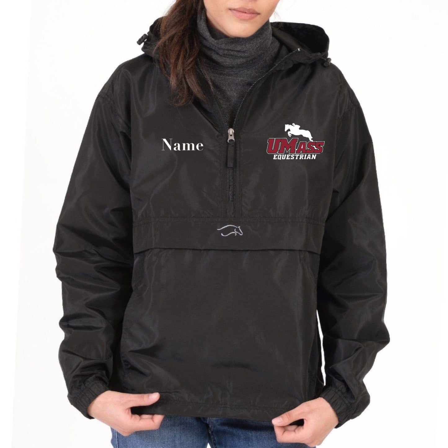 Equestrian Team Apparel U Mass Equestrian Team Rainy Day Pullover equestrian team apparel online tack store mobile tack store custom farm apparel custom show stable clothing equestrian lifestyle horse show clothing riding clothes U Mass Equestrian Team Rainy Day Pullover horses equestrian tack store