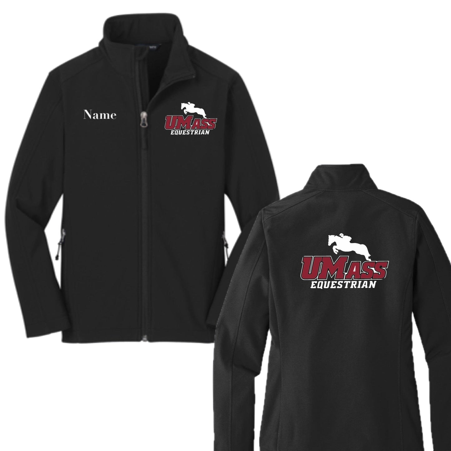 Equestrian Team Apparel U Mass Equestrian Team Shell Jacket equestrian team apparel online tack store mobile tack store custom farm apparel custom show stable clothing equestrian lifestyle horse show clothing riding clothes U Mass Equestrian Team Shell Jacket horses equestrian tack store