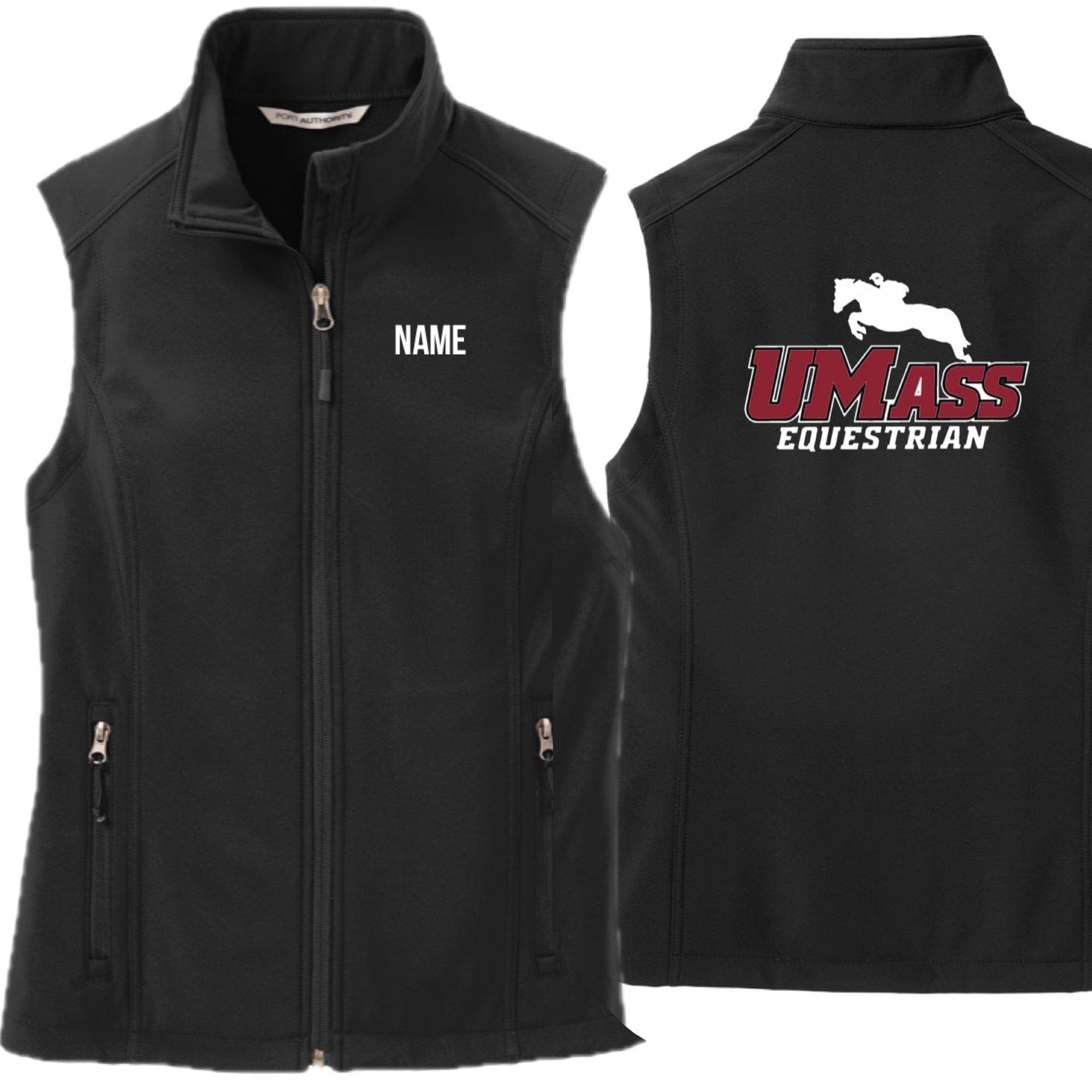 Equestrian Team Apparel U Mass Equestrian Team Shell Vest equestrian team apparel online tack store mobile tack store custom farm apparel custom show stable clothing equestrian lifestyle horse show clothing riding clothes U Mass Equestrian Team Shell Vest horses equestrian tack store