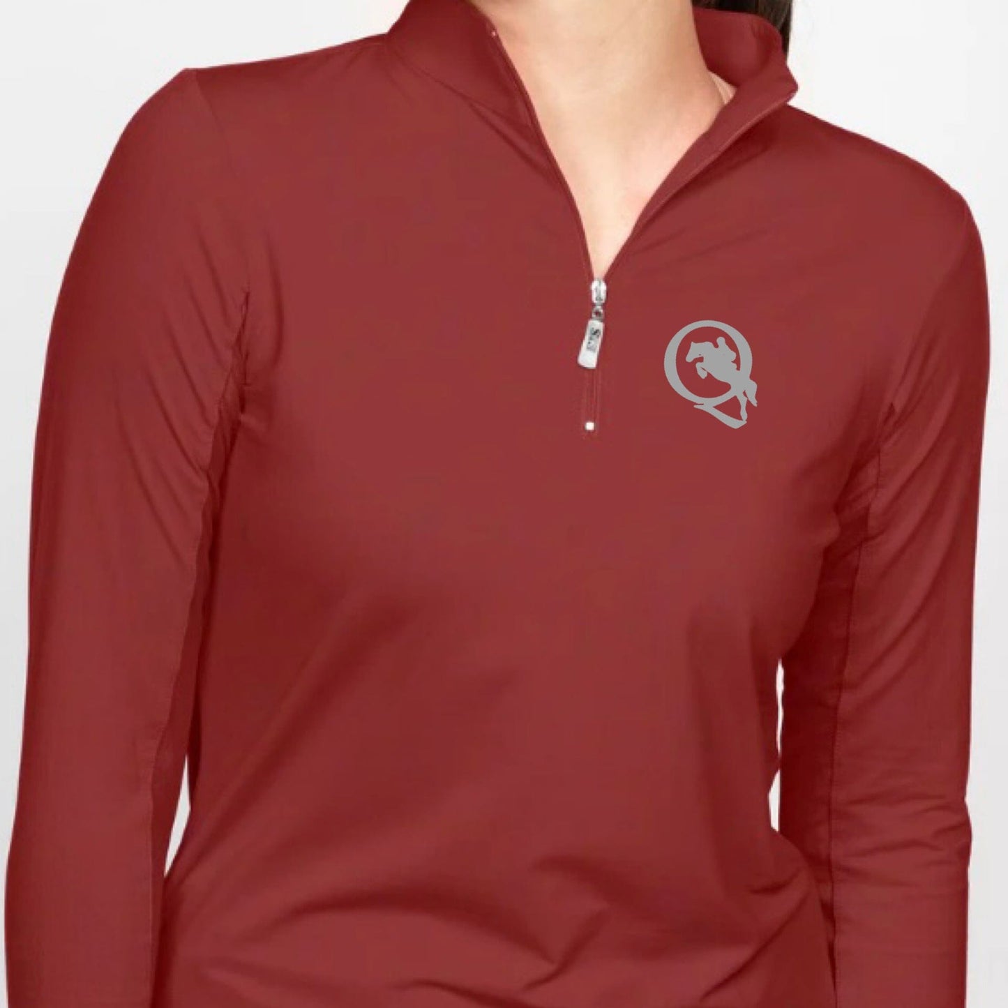 Equestrian Team Apparel Maroon / YL (8/10) Quentin Pony Club- Sun Shirt equestrian team apparel online tack store mobile tack store custom farm apparel custom show stable clothing equestrian lifestyle horse show clothing riding clothes Quentin Pony Club- Sun Shirt horses equestrian tack store