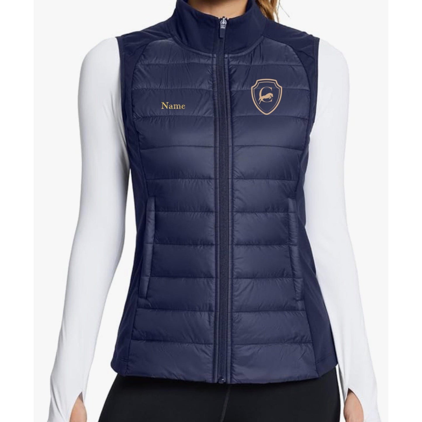 Equestrian Team Apparel XS / Ladies The Carlyle- Puffy Vest equestrian team apparel online tack store mobile tack store custom farm apparel custom show stable clothing equestrian lifestyle horse show clothing riding clothes The Carlyle- Puffy Vest horses equestrian tack store