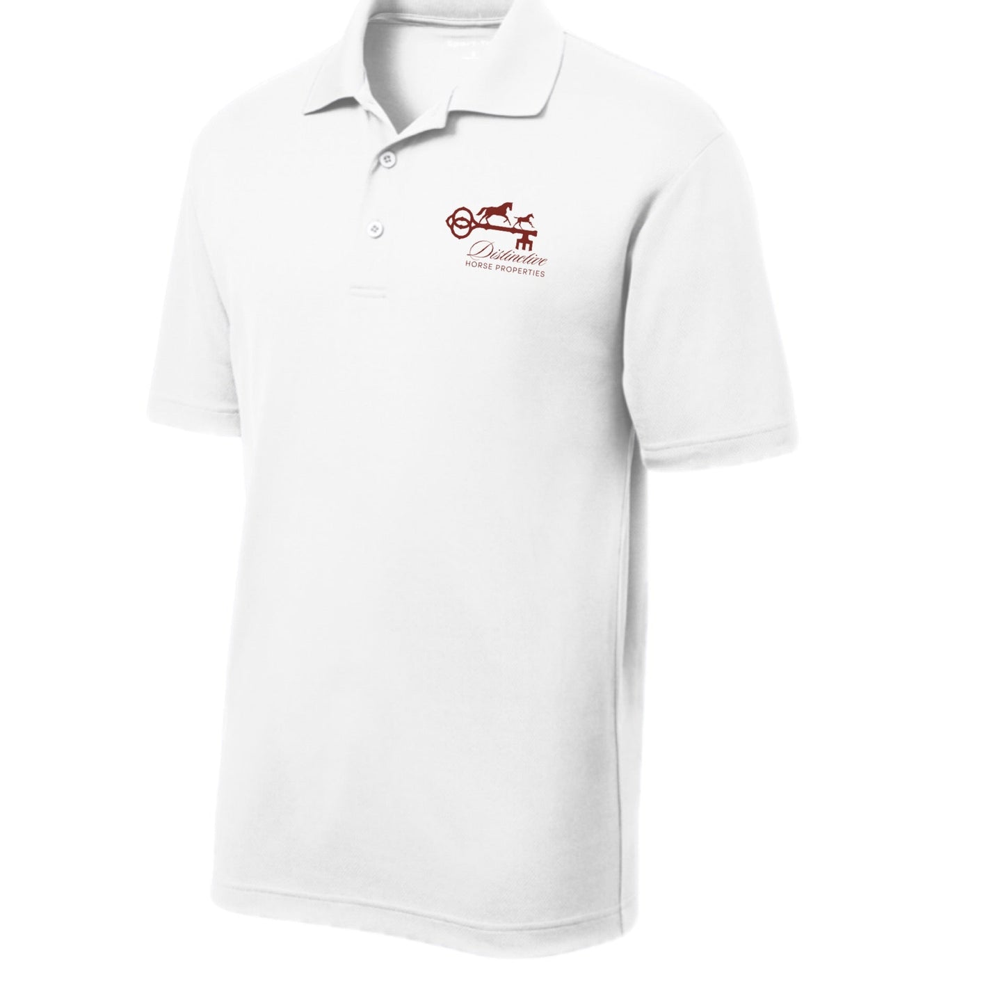 Equestrian Team Apparel Distinctive Horse Properties- Polo Shirt equestrian team apparel online tack store mobile tack store custom farm apparel custom show stable clothing equestrian lifestyle horse show clothing riding clothes Distinctive Horse Properties- Polo Shirt horses equestrian tack store
