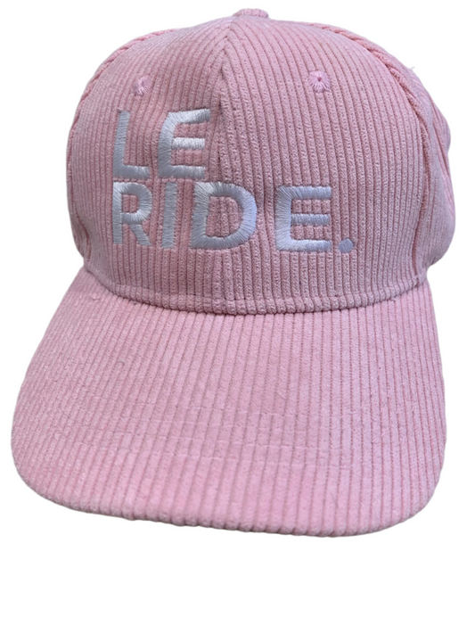 Equestrian Team Apparel Hats Le Ride. Corduroy Caps Baby Pink equestrian team apparel online tack store mobile tack store custom farm apparel custom show stable clothing equestrian lifestyle horse show clothing riding clothes horses equestrian tack store