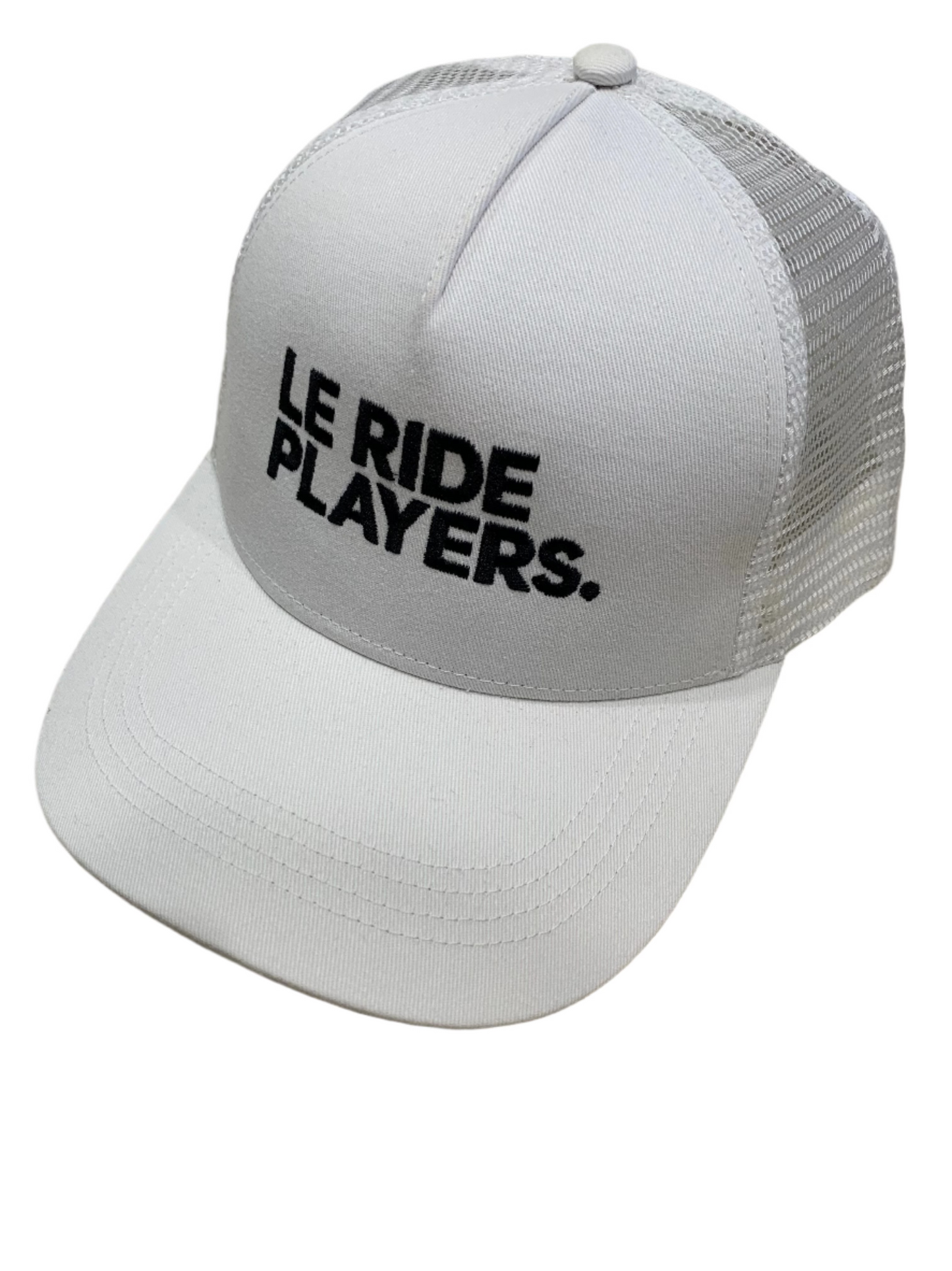 Equestrian Team Apparel Hats Le Ride. Trucker Cap Mesh Back White Le Ride Players equestrian team apparel online tack store mobile tack store custom farm apparel custom show stable clothing equestrian lifestyle horse show clothing riding clothes horses equestrian tack store