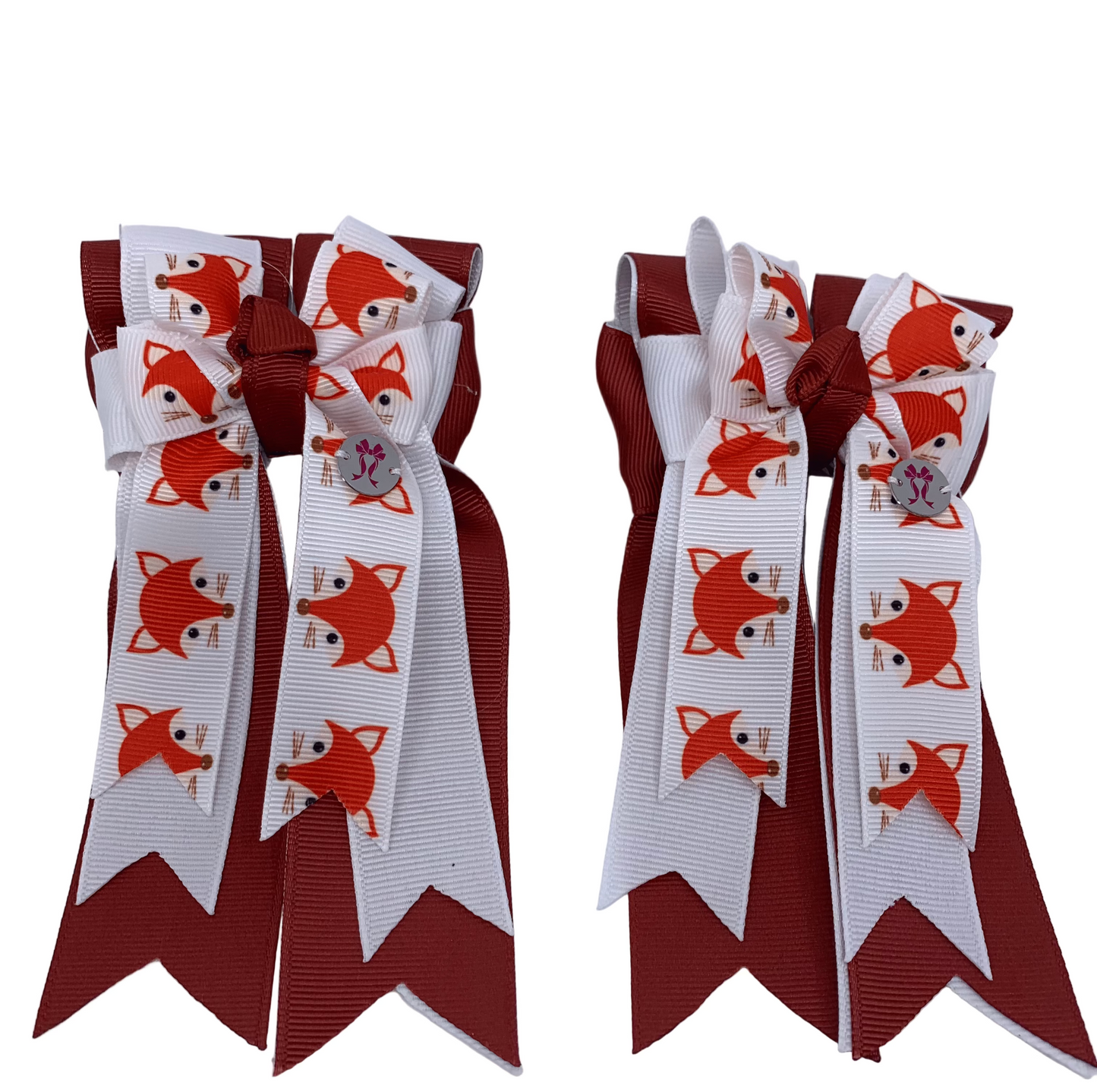 PonyTail Bows 3" Tails PonyTail Bows- Rusty Fox equestrian team apparel online tack store mobile tack store custom farm apparel custom show stable clothing equestrian lifestyle horse show clothing riding clothes PonyTail Bows | Equestrian Hair Accessories horses equestrian tack store