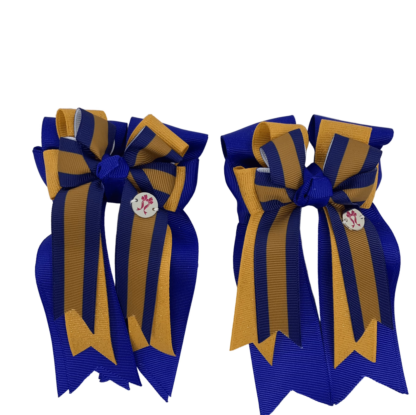 PonyTail Bows 3" Tails PonyTail Bows- Royalty Glitter equestrian team apparel online tack store mobile tack store custom farm apparel custom show stable clothing equestrian lifestyle horse show clothing riding clothes Abbie Horse Show Bows | PonyTail Bows | Equestrian Hair Accessories horses equestrian tack store