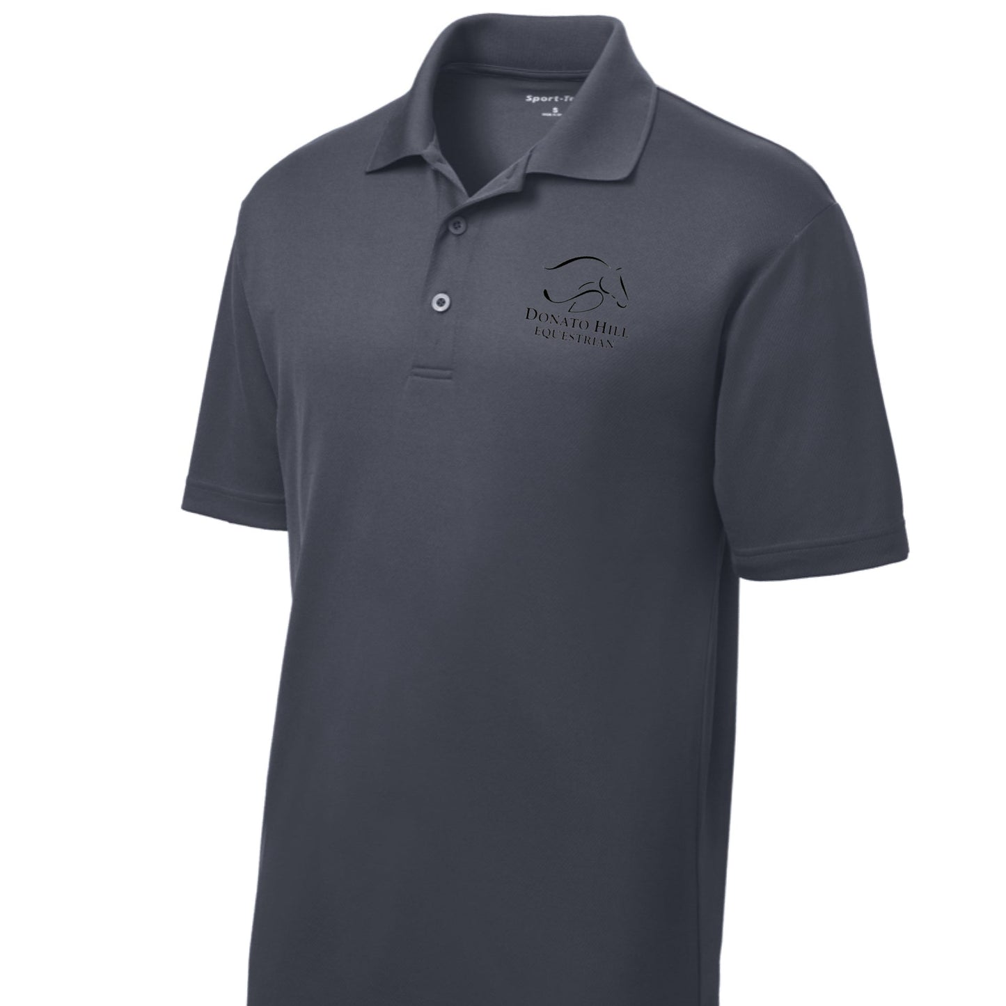 Equestrian Team Apparel XS / Ladies / Graphite Grey Donato Hill Equestrian- Polo Shirts equestrian team apparel online tack store mobile tack store custom farm apparel custom show stable clothing equestrian lifestyle horse show clothing riding clothes Donato Hill Equestrian- Polo Shirts horses equestrian tack store