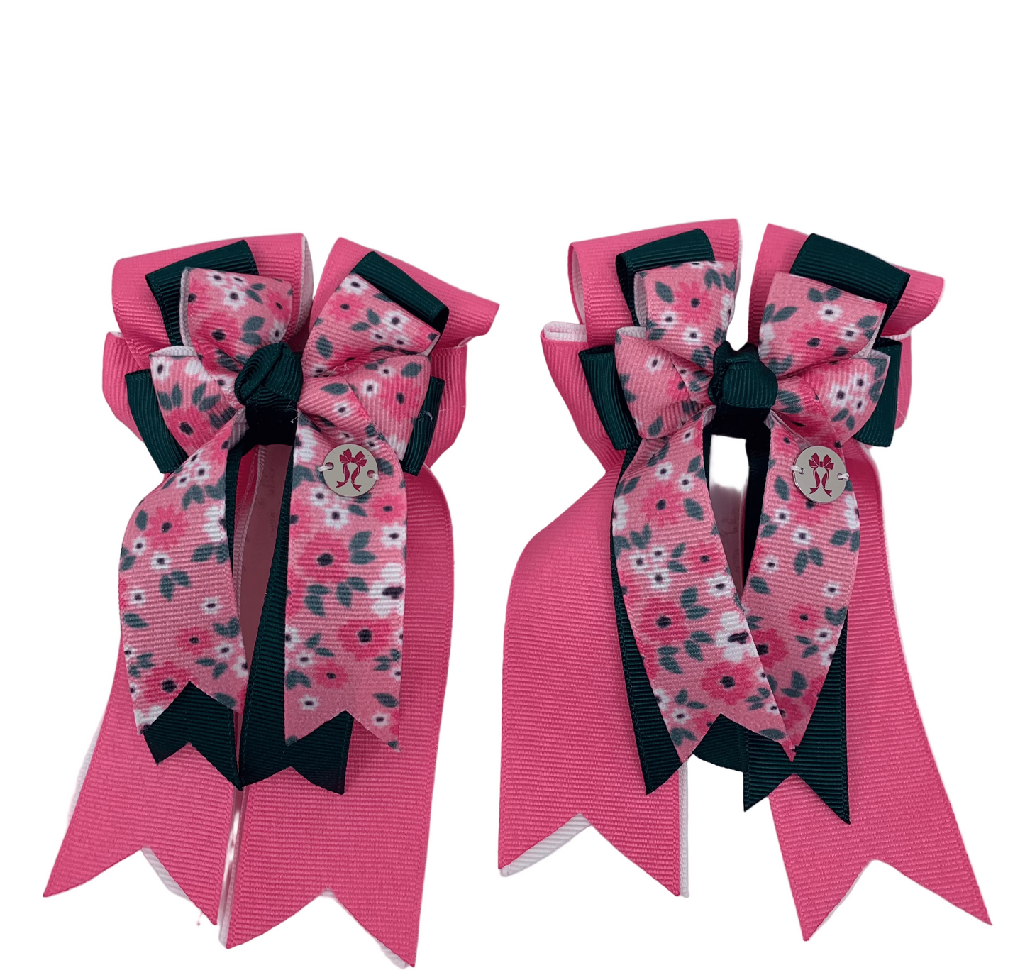 PonyTail Bows 3" Tails PonyTail Bows- Spring Pink equestrian team apparel online tack store mobile tack store custom farm apparel custom show stable clothing equestrian lifestyle horse show clothing riding clothes PonyTail Bows | Equestrian Hair Accessories horses equestrian tack store
