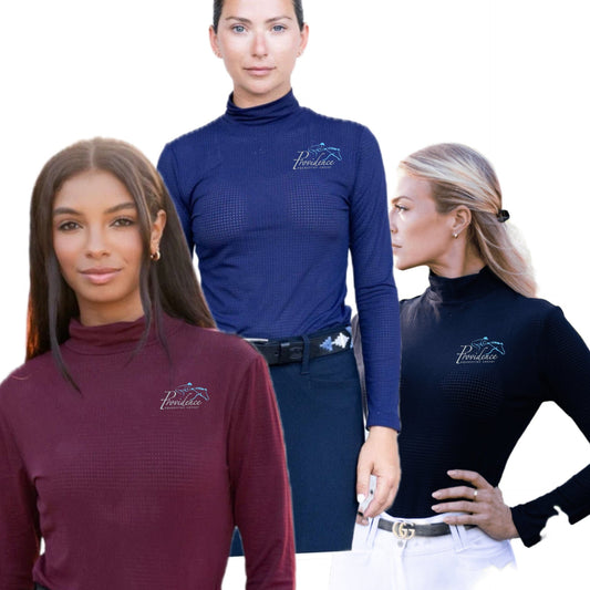 Equestrian Team Apparel XS / Black Providence Equestrian Center- Perforated Tech Top equestrian team apparel online tack store mobile tack store custom farm apparel custom show stable clothing equestrian lifestyle horse show clothing riding clothes Providence Equestrian Center- Perforated Tech Top horses equestrian tack store