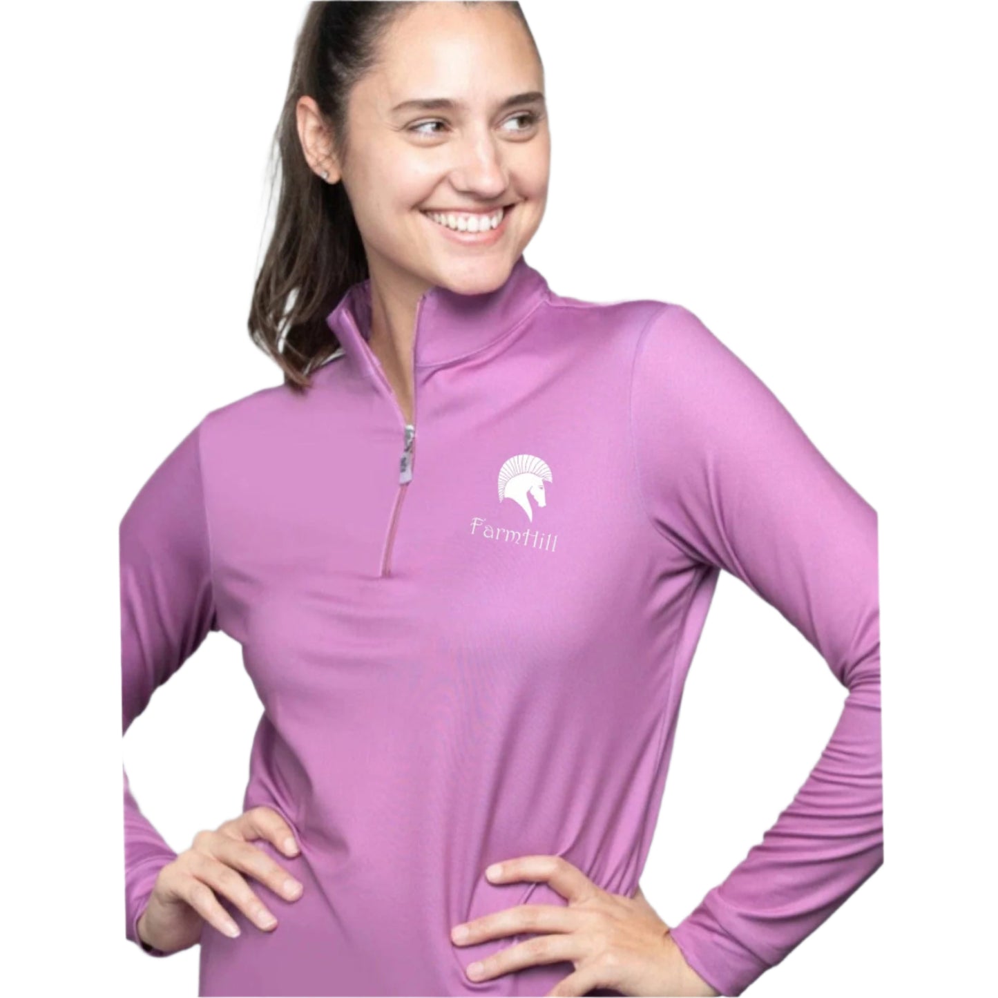 Equestrian Team Apparel Dusty / XS Farm Hill- Cold Weather Sun Shirt equestrian team apparel online tack store mobile tack store custom farm apparel custom show stable clothing equestrian lifestyle horse show clothing riding clothes Farm Hill- Cold Weather Sun Shirt horses equestrian tack store