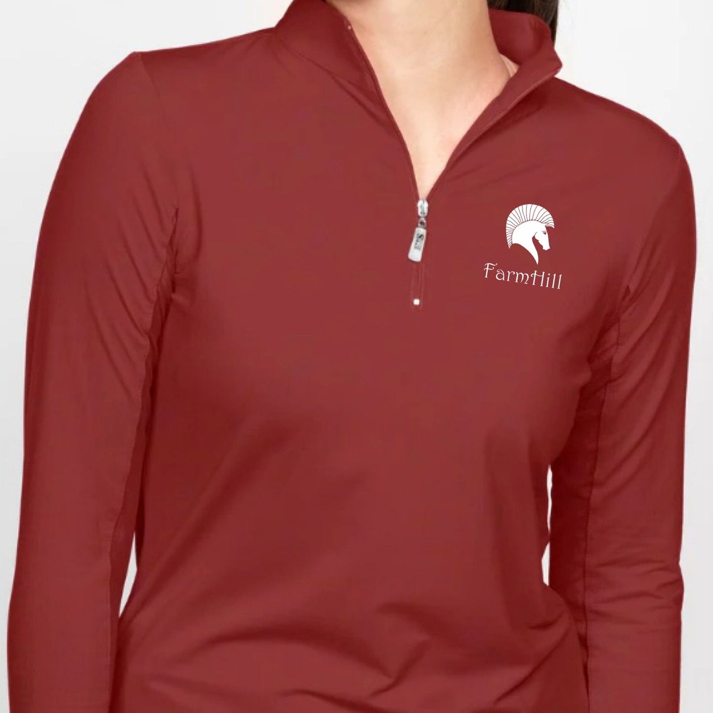 Equestrian Team Apparel Cabarnet / XS Farm Hill- Sun Shirt equestrian team apparel online tack store mobile tack store custom farm apparel custom show stable clothing equestrian lifestyle horse show clothing riding clothes Farm Hill- Sun Shirt horses equestrian tack store