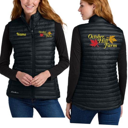 Equestrian Team Apparel XS / Black October Hill Farm- Puffy Vest equestrian team apparel online tack store mobile tack store custom farm apparel custom show stable clothing equestrian lifestyle horse show clothing riding clothes October Hill Farm- Puffy Vest horses equestrian tack store