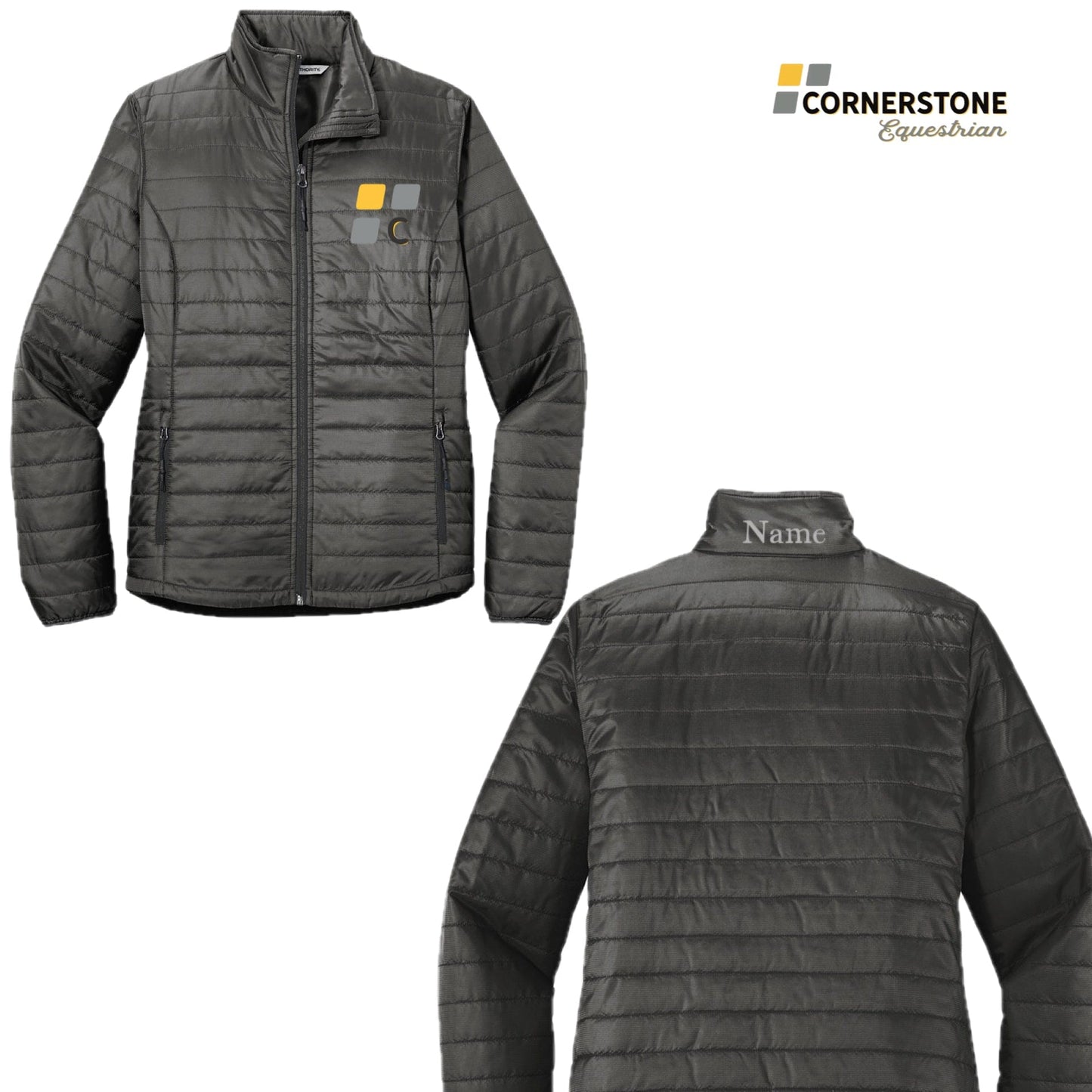 Equestrian Team Apparel Cornerstone Equestrian (TN) - Puffy Jacket equestrian team apparel online tack store mobile tack store custom farm apparel custom show stable clothing equestrian lifestyle horse show clothing riding clothes Cornerstone Equestrian (TN) - Puffy Jacket horses equestrian tack store
